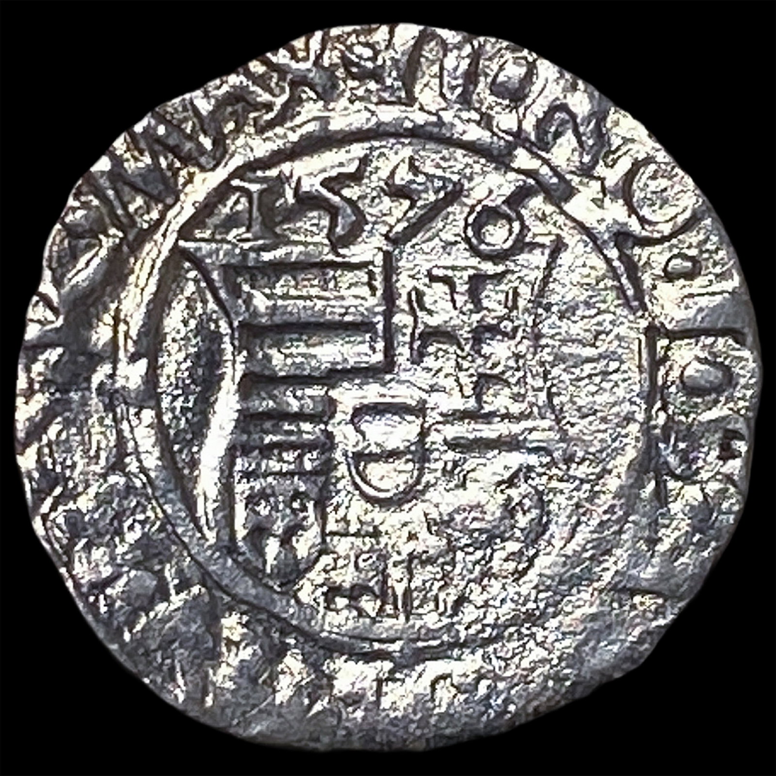 1576 Hungary Silver Denar (1 of 2)