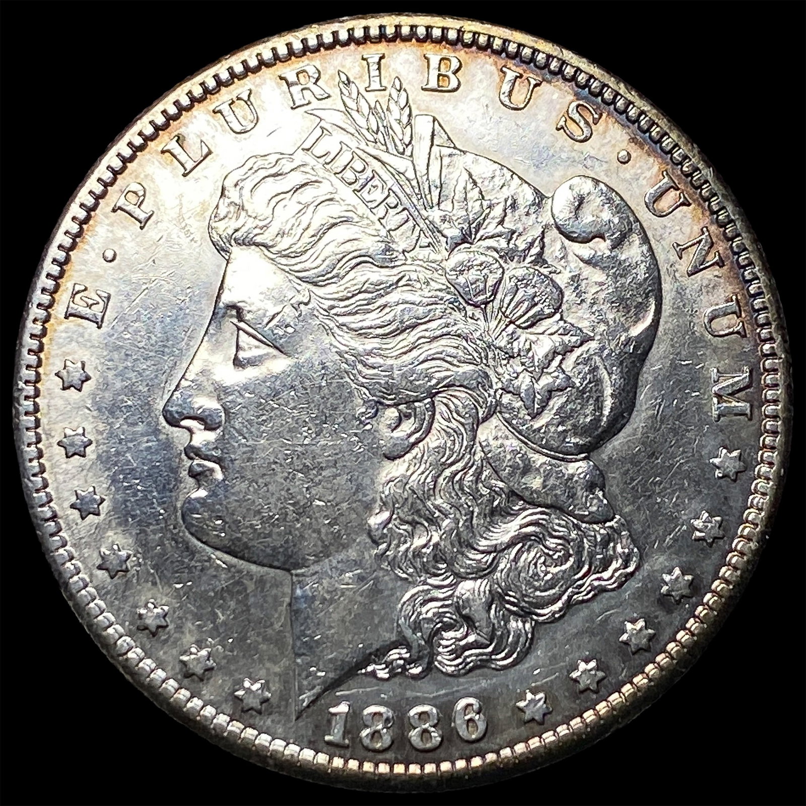 1886-S Silver Morgan Dollar CLOSELY UNCIRCULATED: 1886-S Silver Morgan Dollar CLOSELY UNCIRCULATED