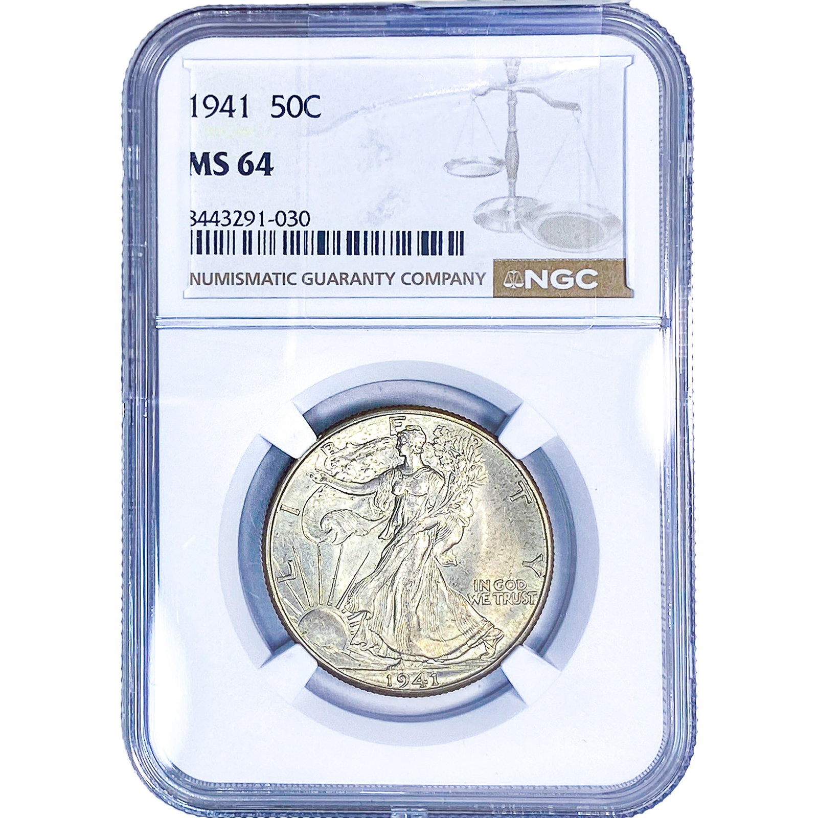 1941 Walking Liberty Half Dollar NGC MS64 (1 of 2)