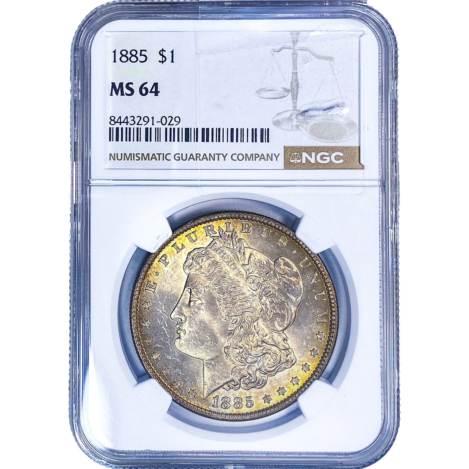 1885 Morgan Silver Dollar NGC MS64 (1 of 2)