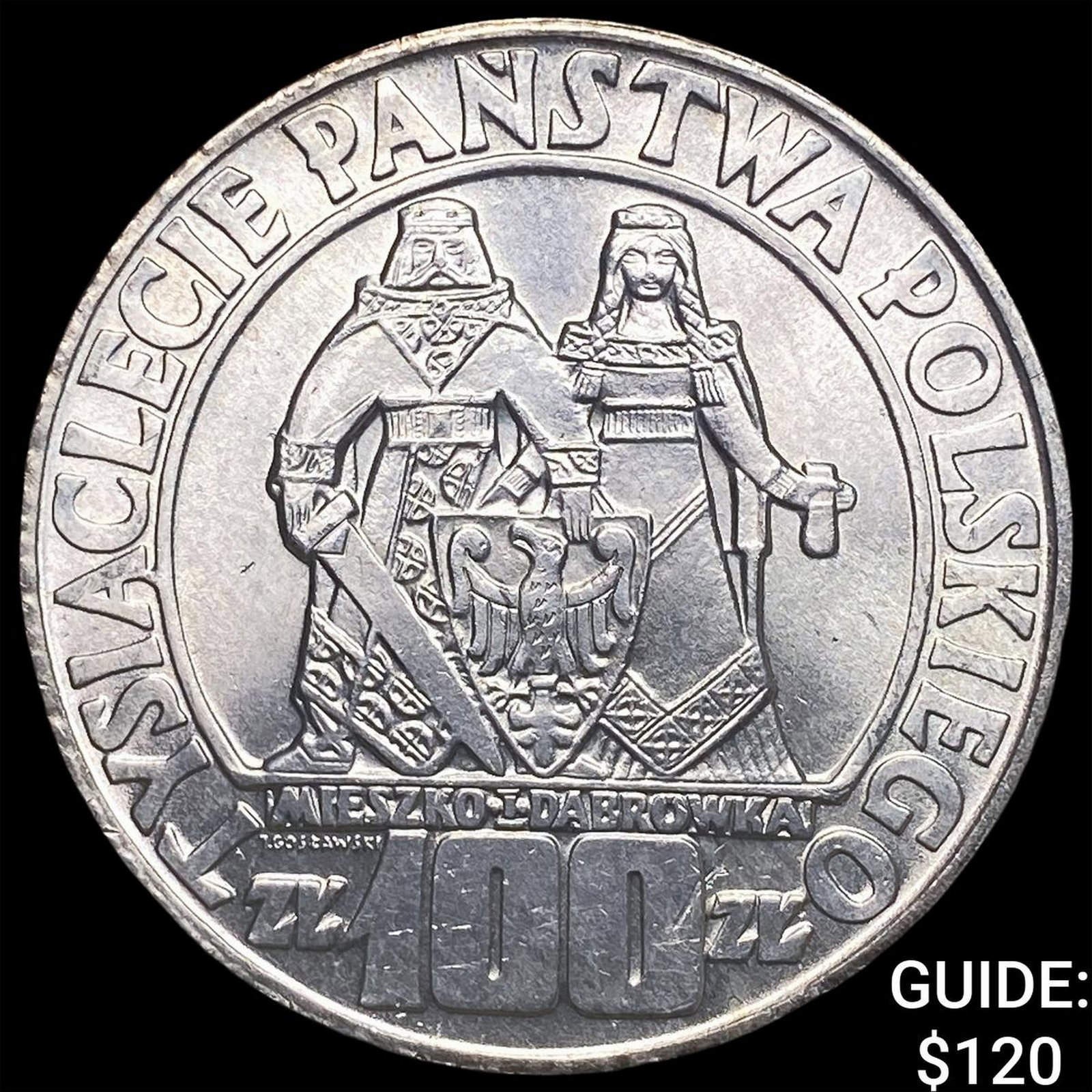 1966 Poland Silver 100 Zlotych (1 of 2)