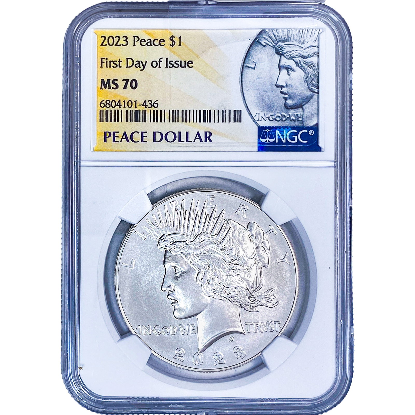 2023 Silver Peace Dollar NGC MS70: 2023 Silver Peace Dollar NGC MS70