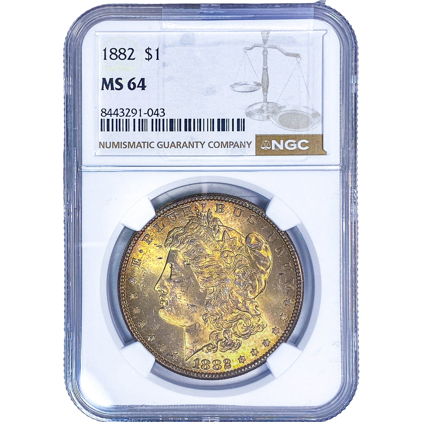 1882 Morgan Silver Dollar NGC MS64 (1 of 2)