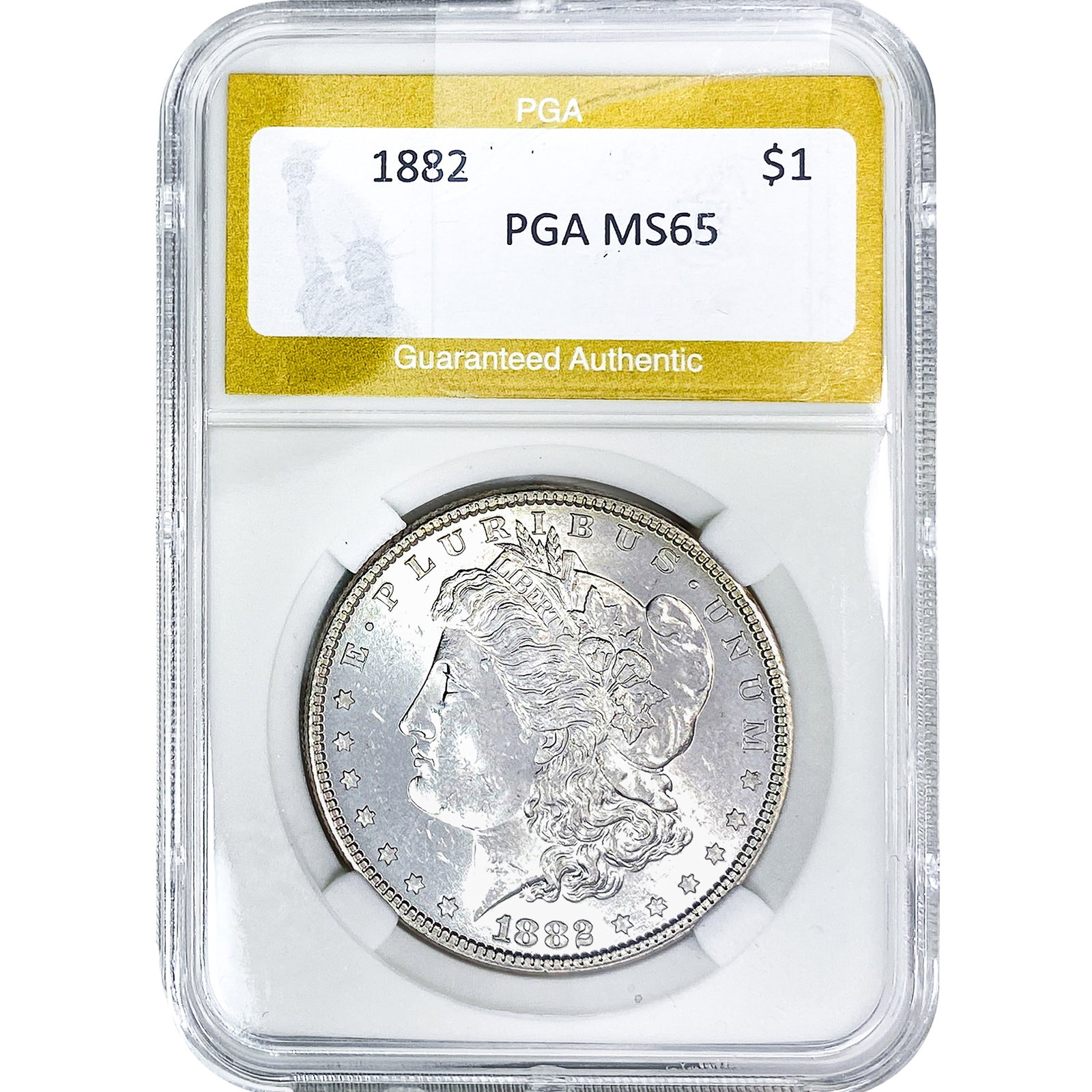 1882 Morgan Silver Dollar PGA MS65 (1 of 2)