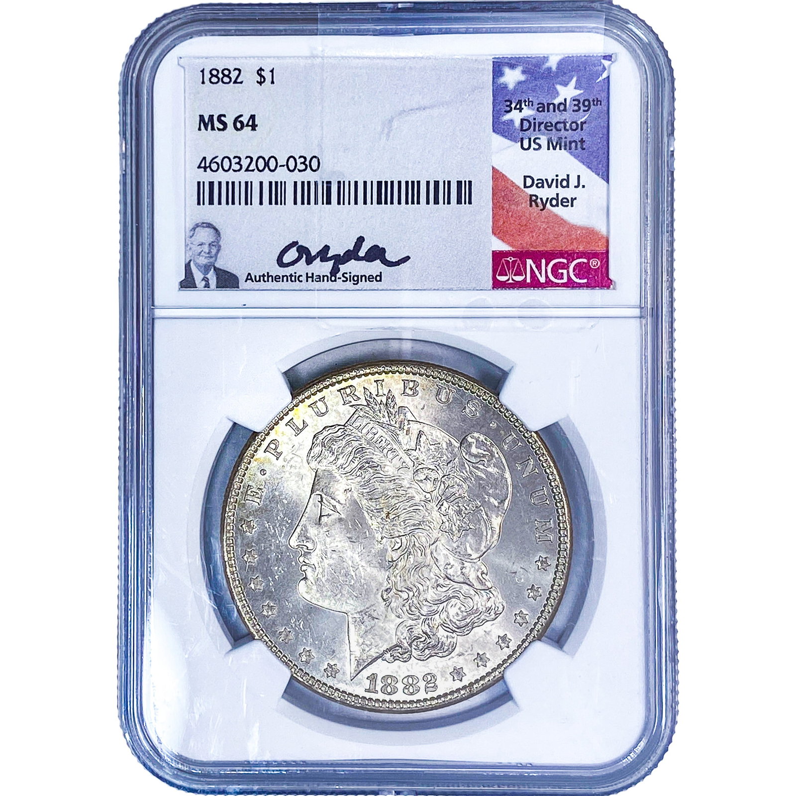 1882 Morgan Silver Dollar NGC MS64 (1 of 2)