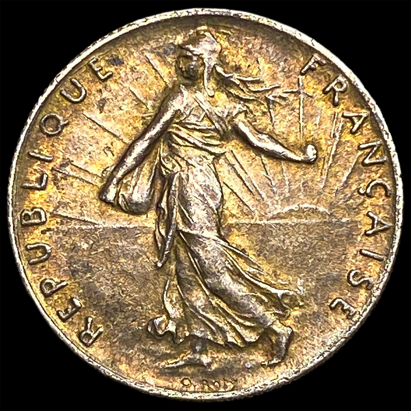 1918 France Silver 50 Centimes: 1918 France Silver 50 Centimes