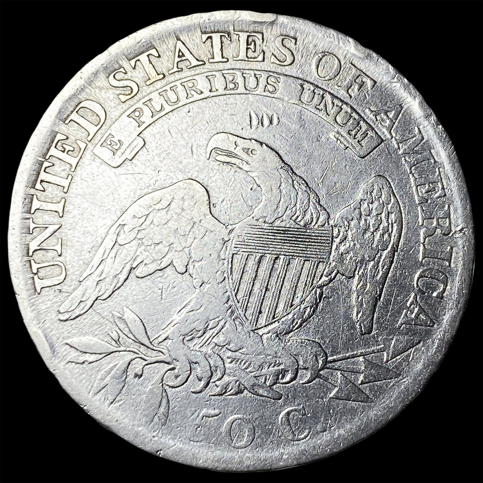 1810 Capped Bust Half Dollar LIGHTLY CIRCULATED - 2