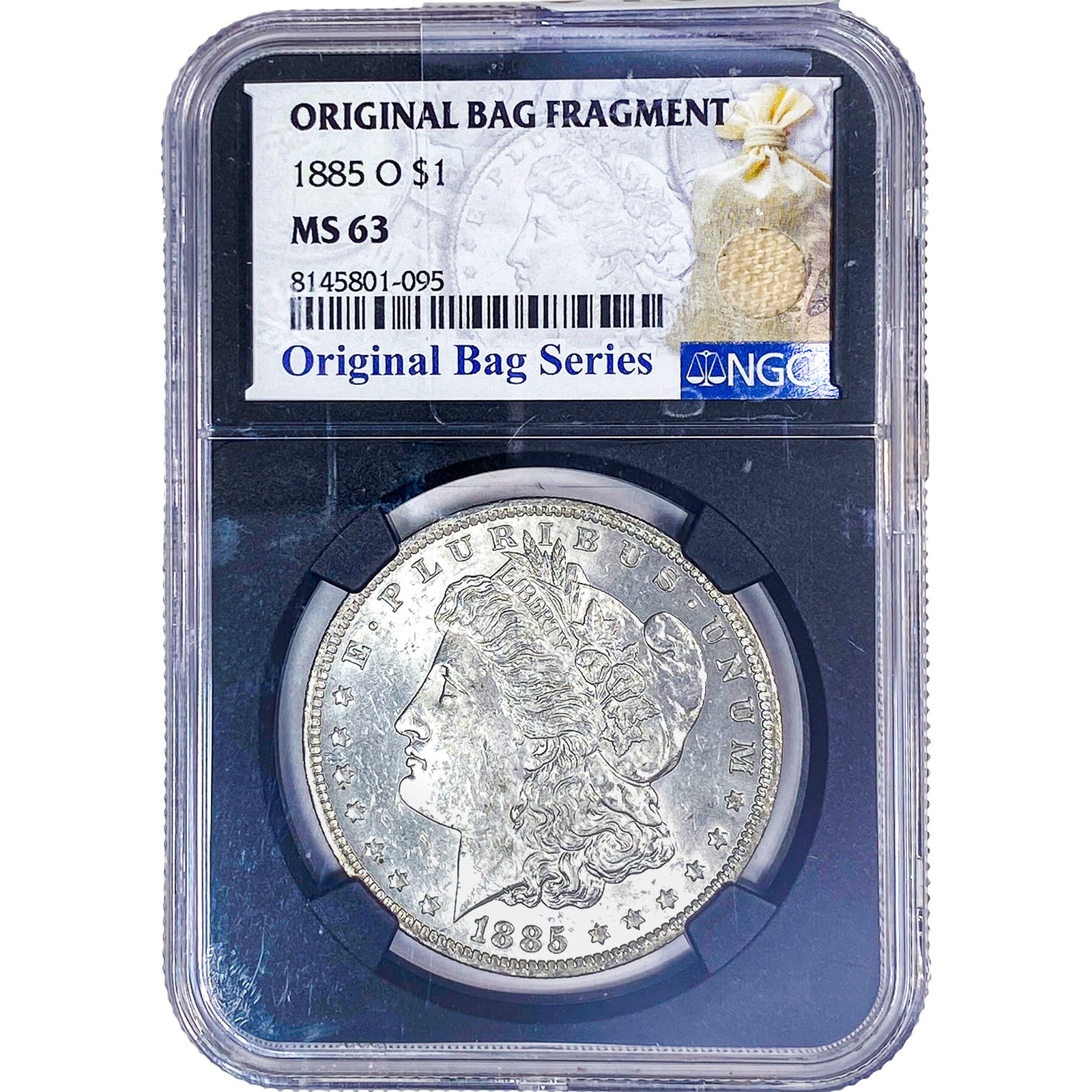1885-O Morgan Silver Dollar NGC MS63: 1885-O Morgan Silver Dollar NGC MS63