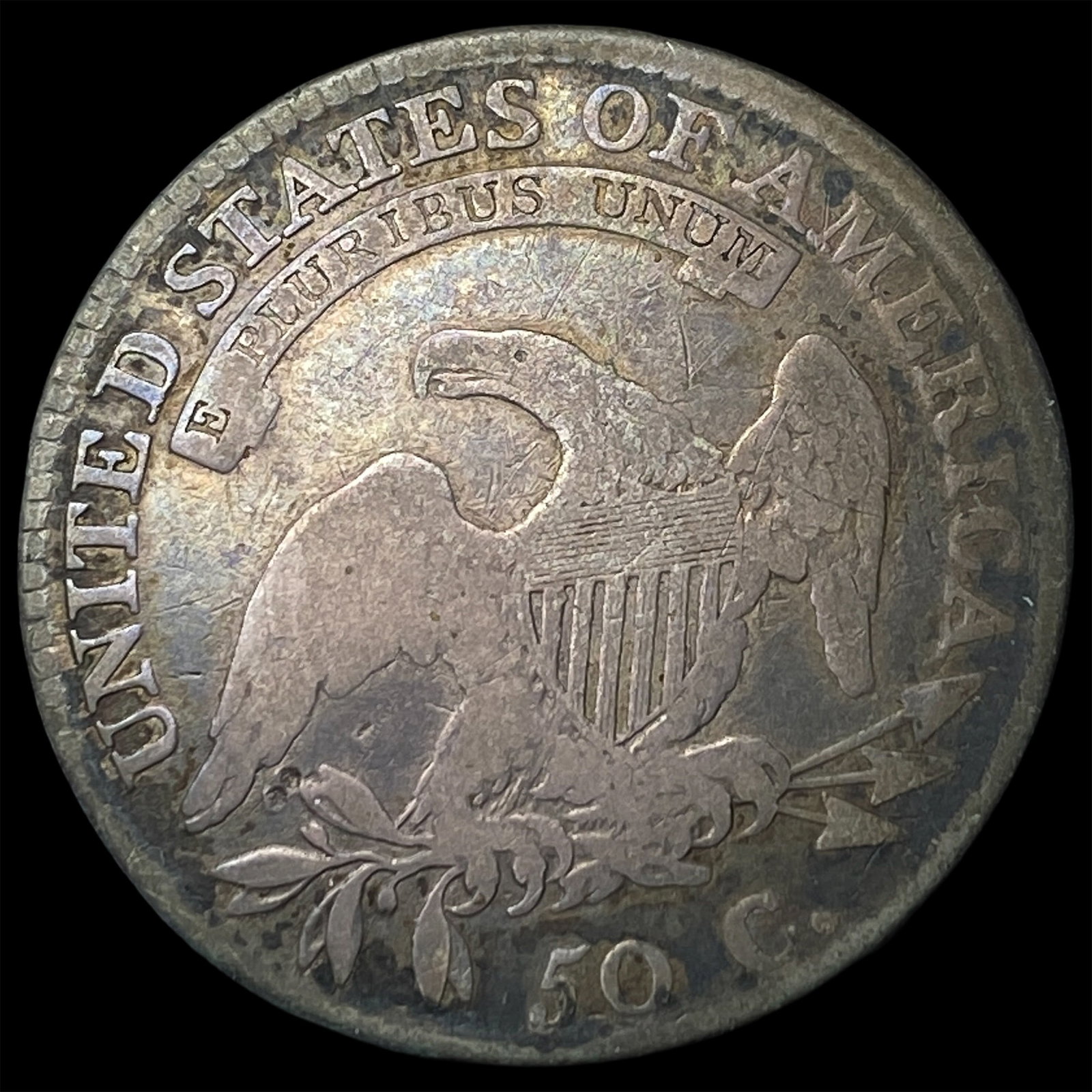 1812 Capped Bust Half Dollar LIGHTLY CIRCULATED - 2