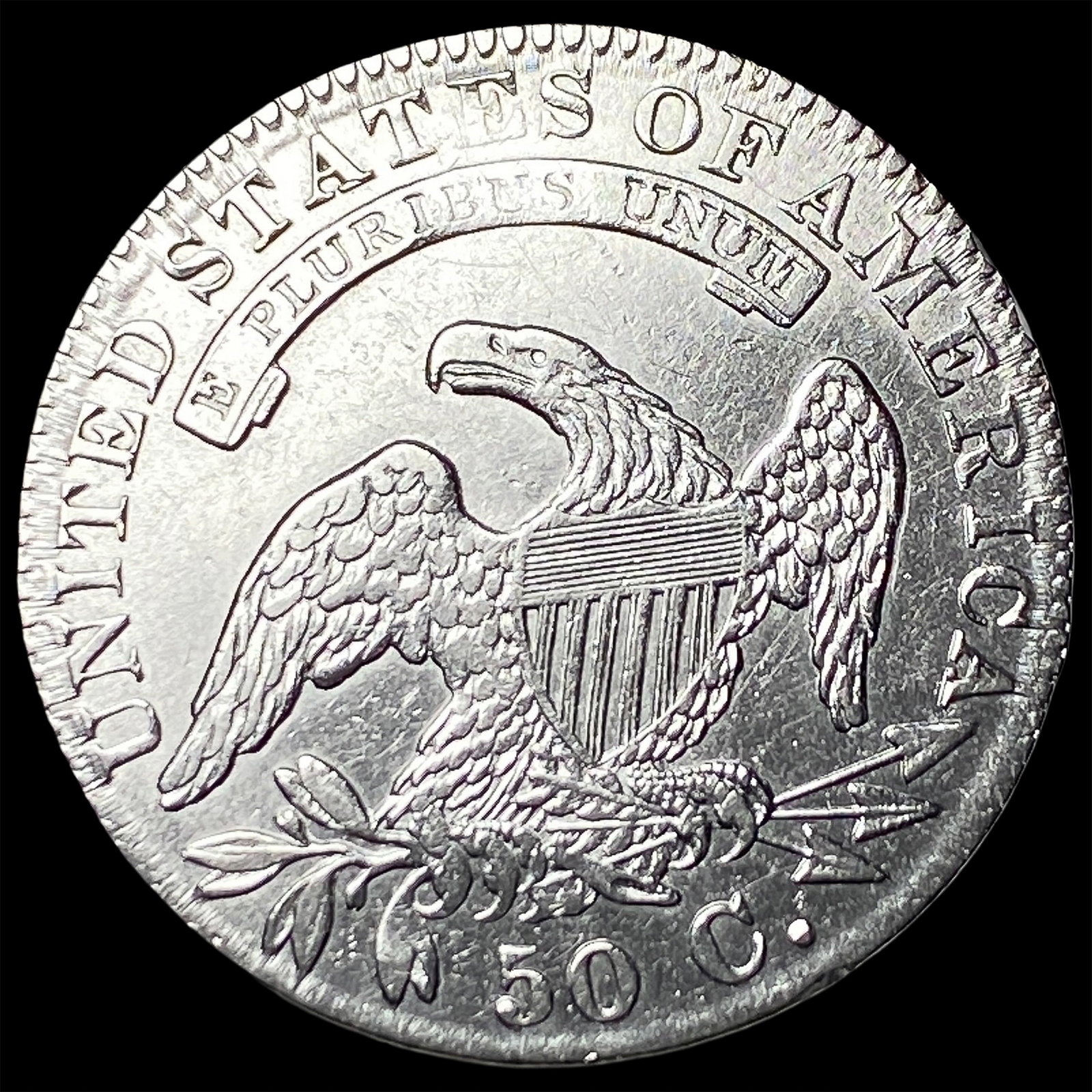1831 Capped Bust Half Dollar CLOSELY UNCIRCULATED - 2