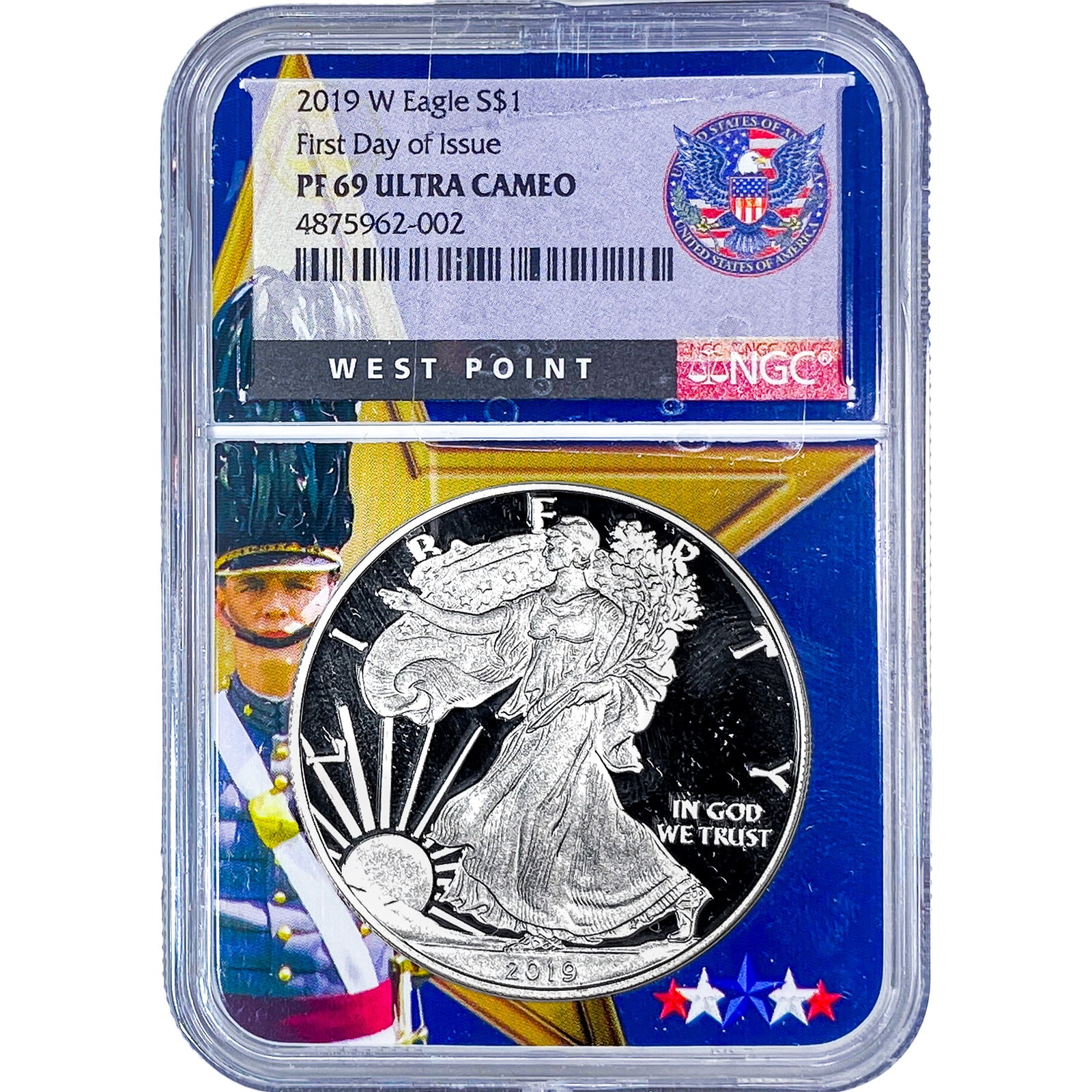 2019-W Silver Eagle NGC PF69 Ultra Cameo: 2019-W Silver Eagle NGC PF69 Ultra Cameo