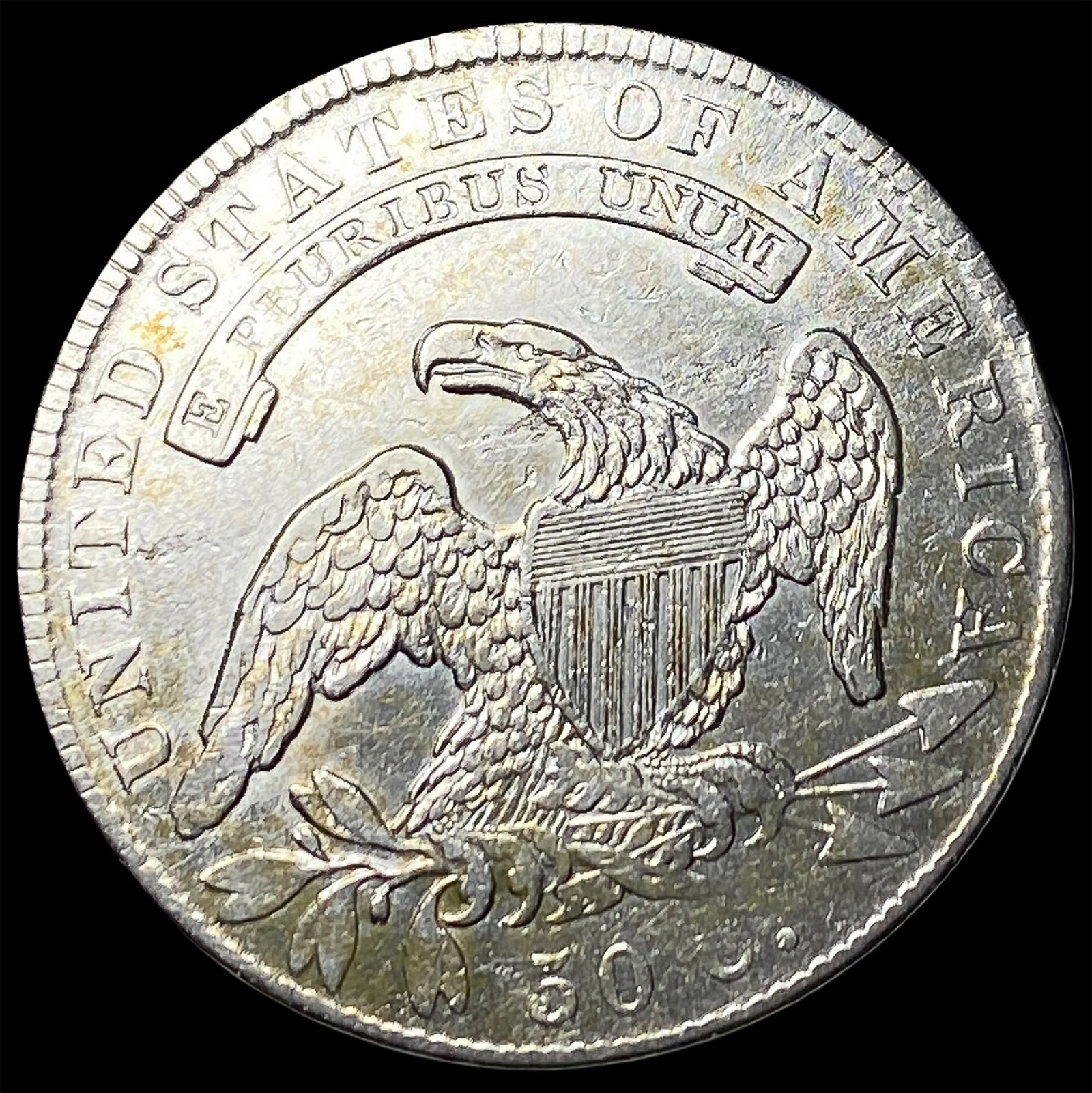 1836 Capped Bust Half Dollar CHOICE BU - 2