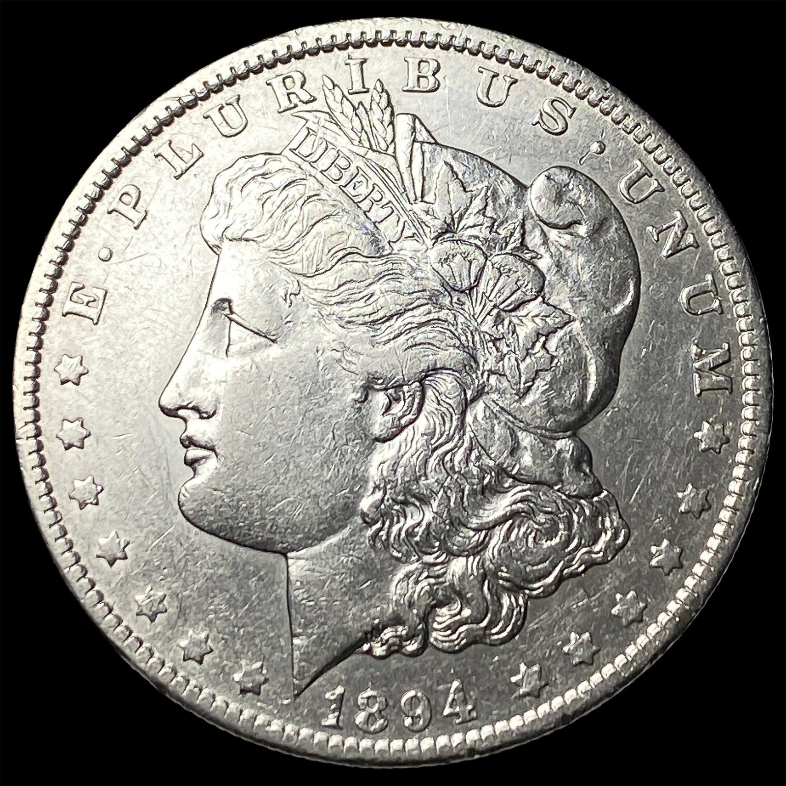 1894-O Silver Morgan Dollar NEARLY UNCIRCULATED (1 of 2)