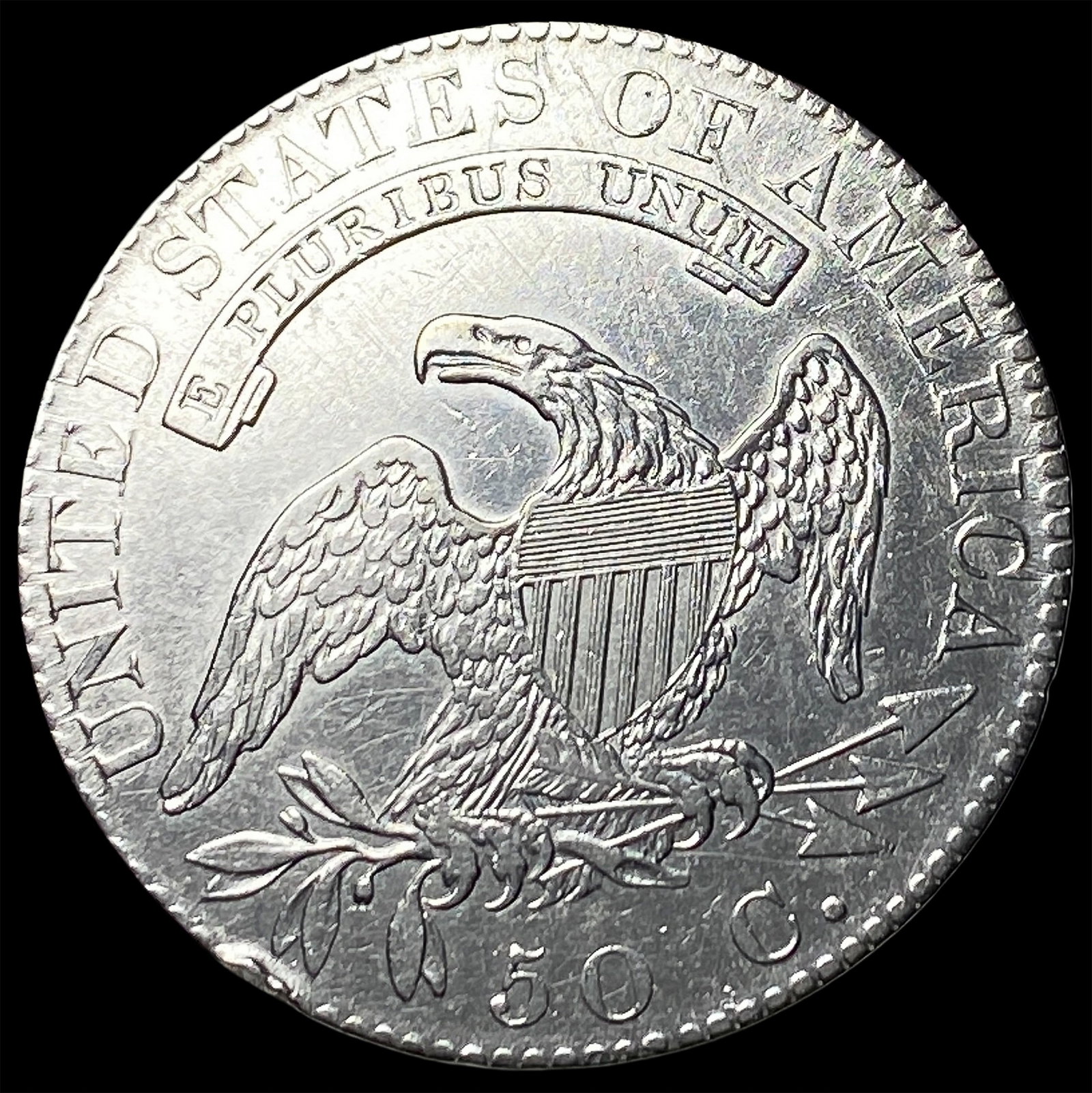 1819 Capped Bust Half Dollar CLOSELY UNCIRCULATED - 2