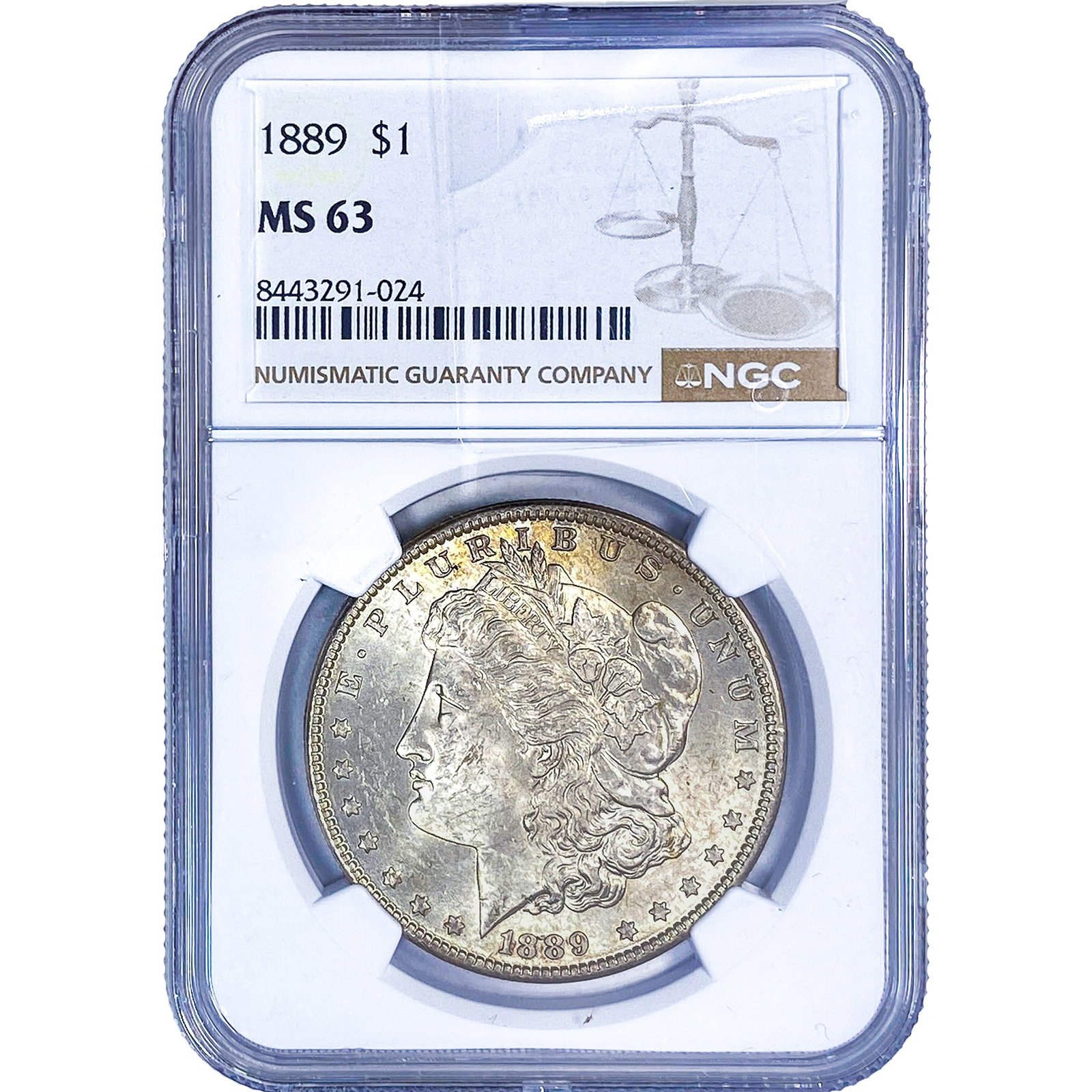 1889 Morgan Silver Dollar NGC MS63 (1 of 2)