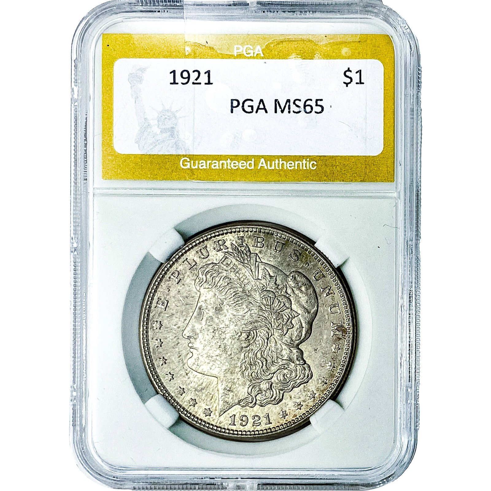1921 Morgan Silver Dollar PGA MS65 (1 of 2)