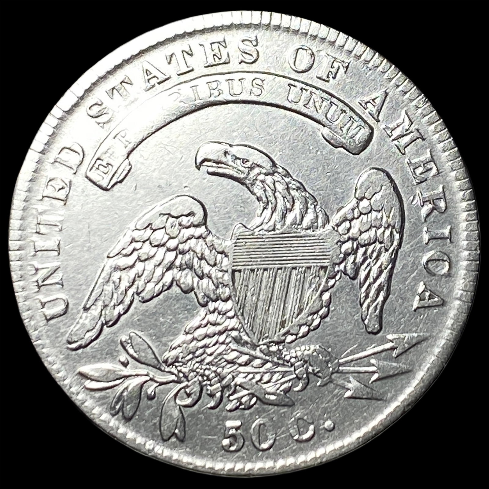 1834 Capped Bust Half Dollar CLOSELY UNCIRCULATED - 2