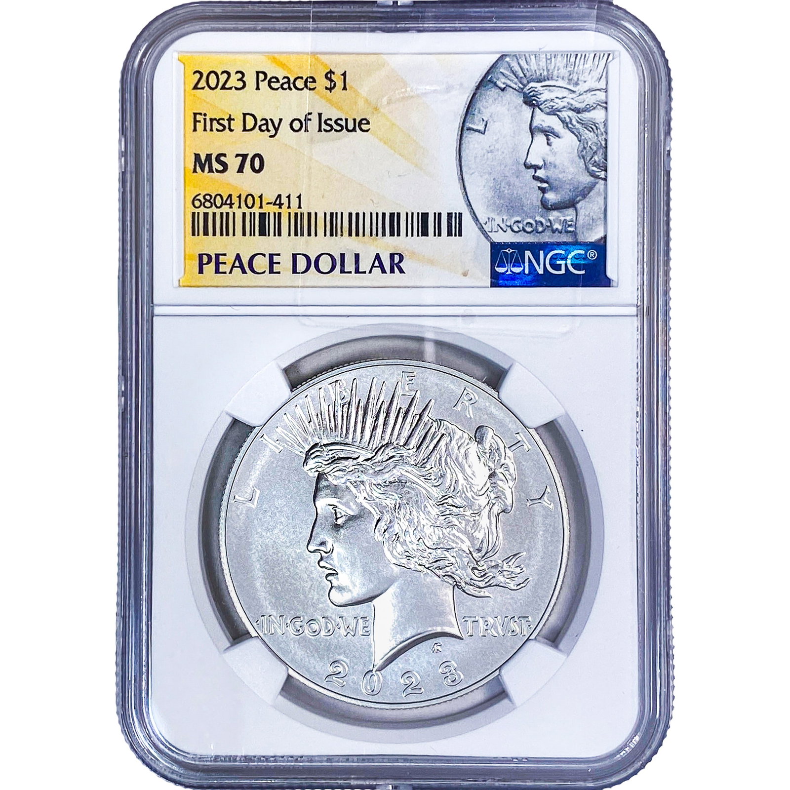 2023 Silver Peace Dollar NGC MS70: 2023 Silver Peace Dollar NGC MS70