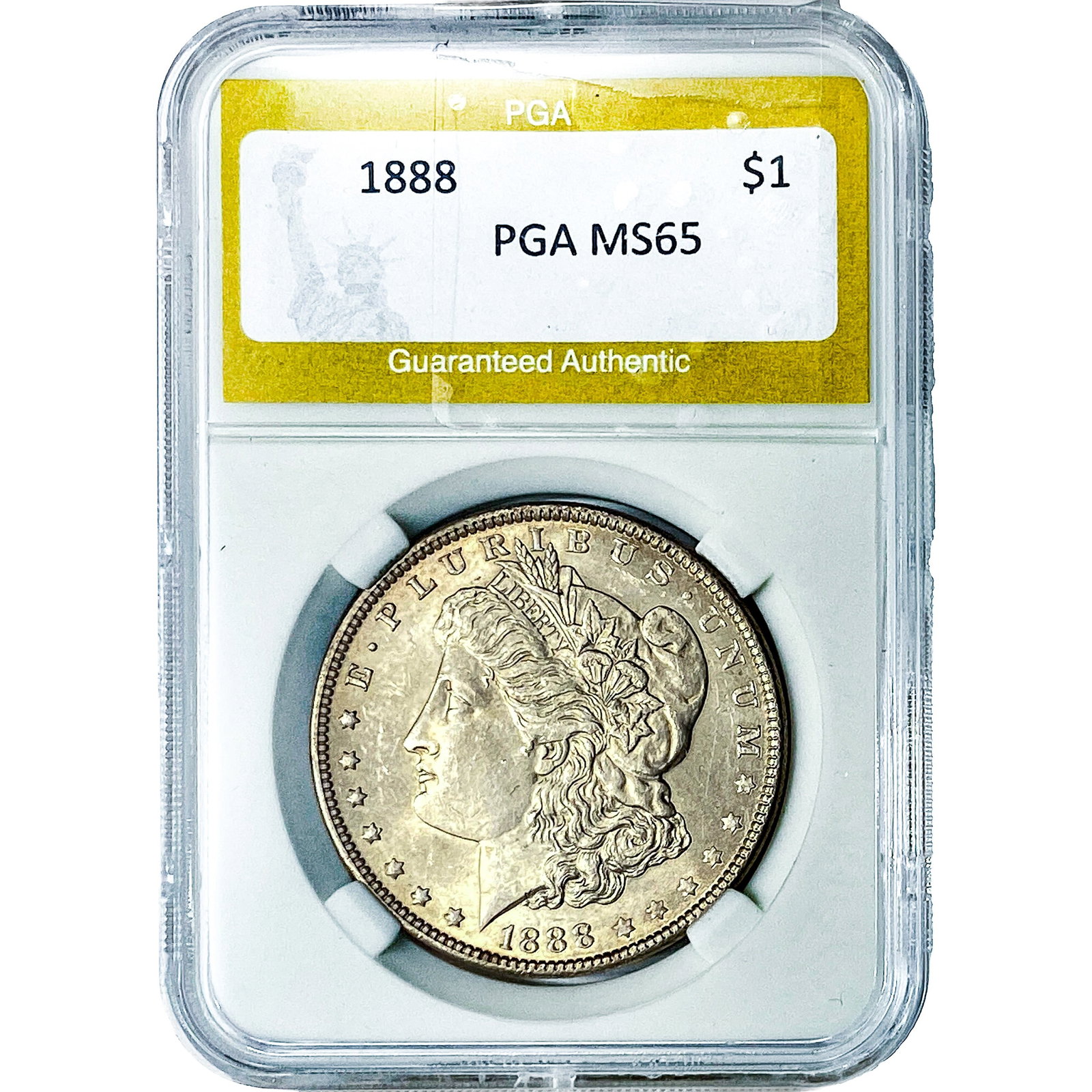 1888 Morgan Silver Dollar PGA MS65 (1 of 2)