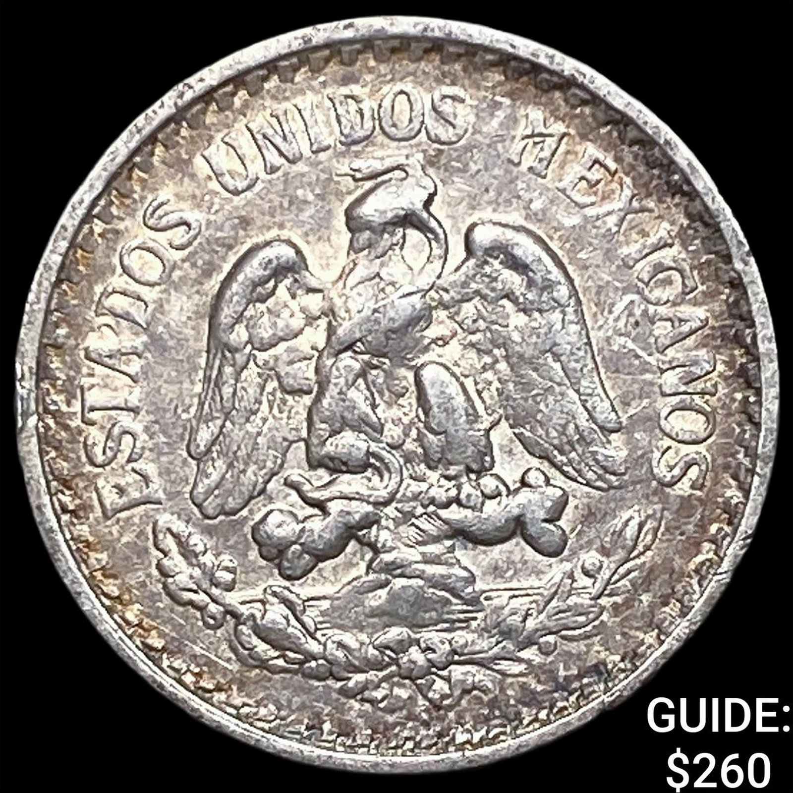 1919 Mexico Silver 10 Centavos: 1919 Mexico Silver 10 Centavos