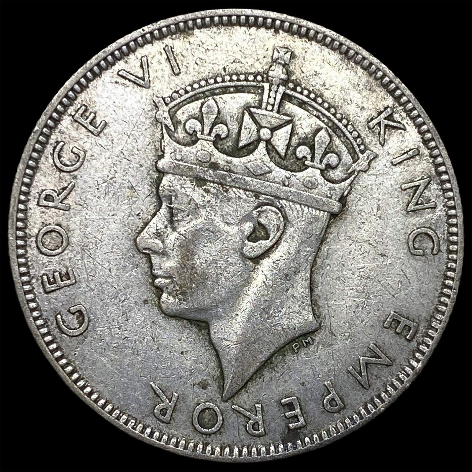1939 Seychelles George VI Silver 1 Rupee (1 of 2)