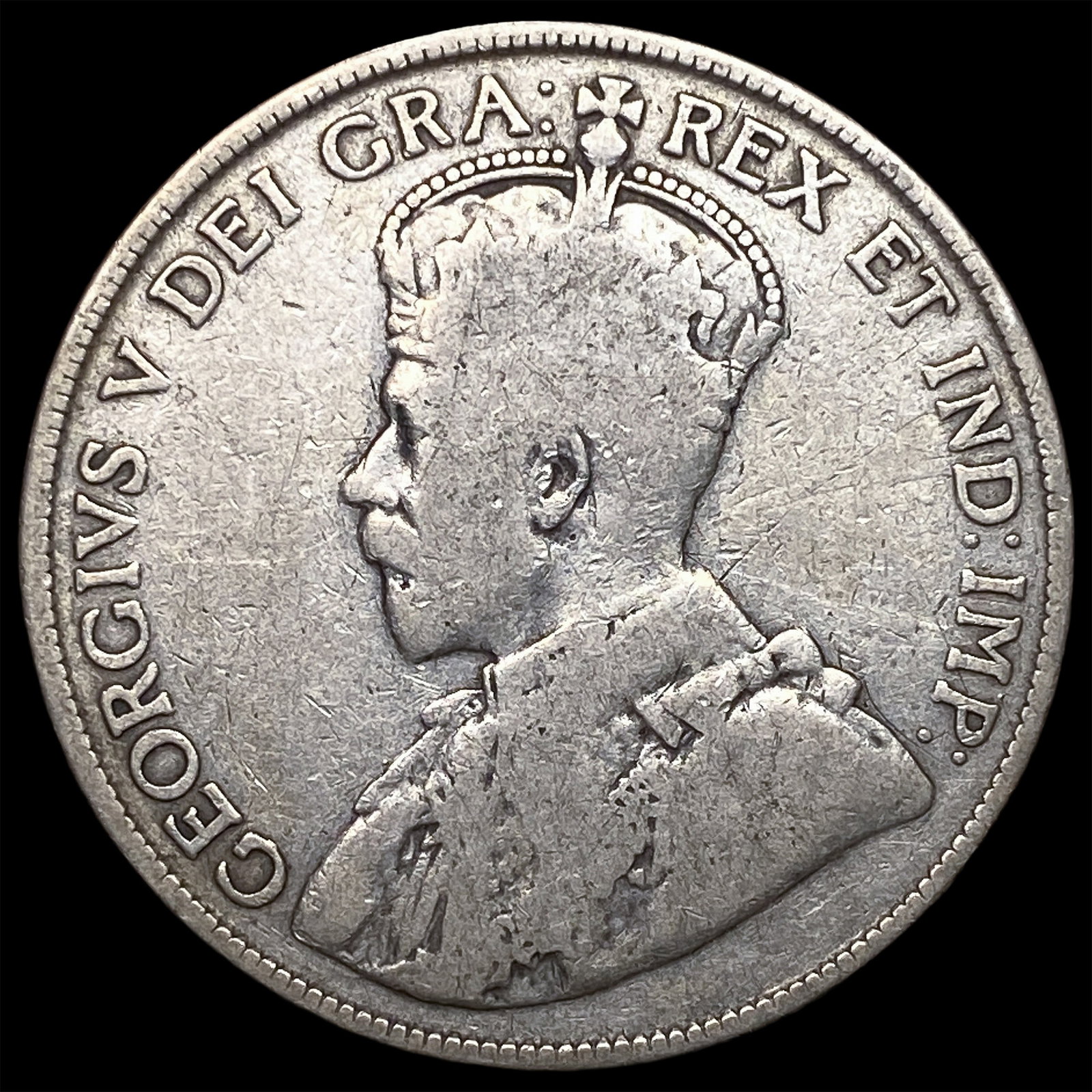 1916 Canada Silver 50 Cents: 1916 Canada Silver 50 Cents