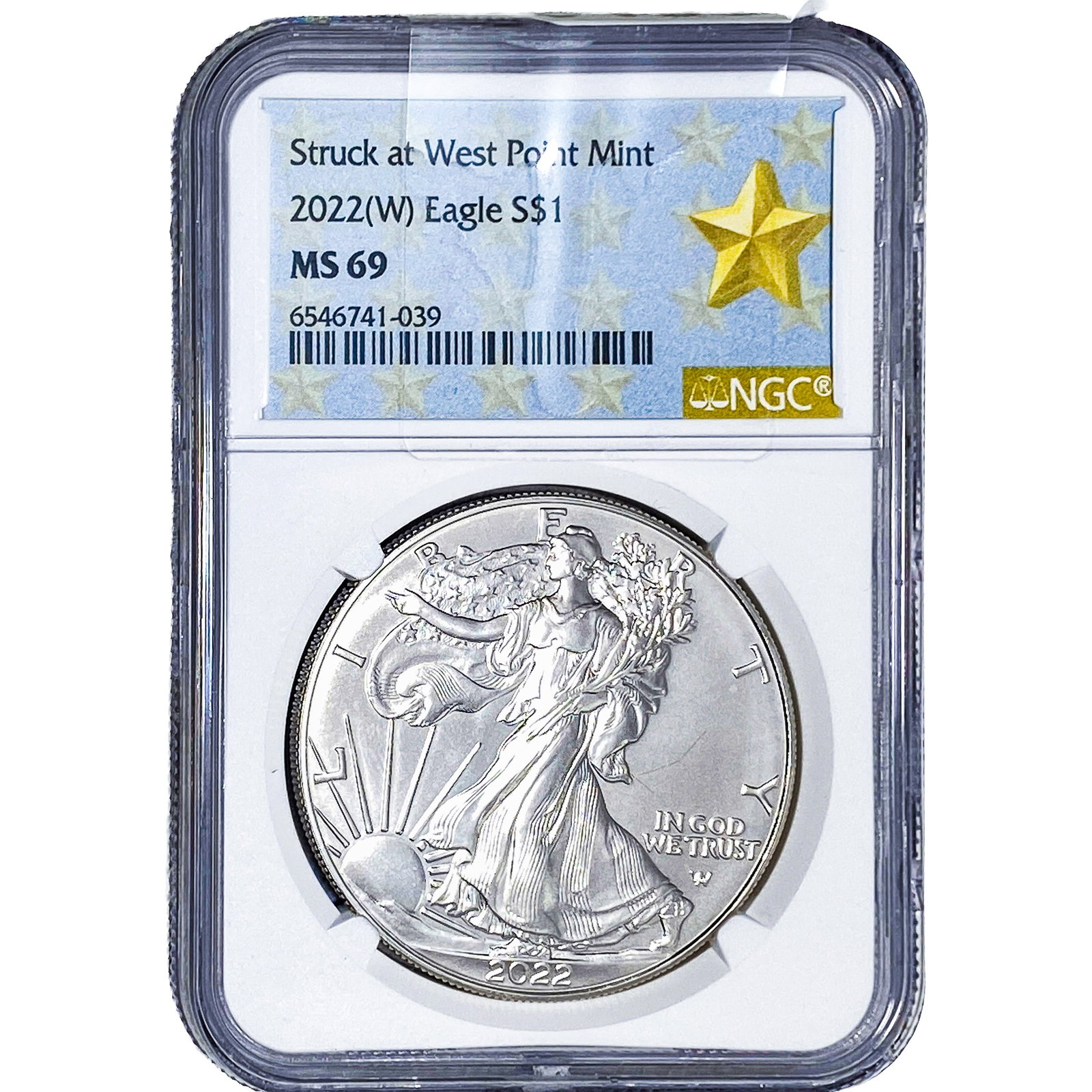 2022-W Silver Eagle NGC MS69 (1 of 2)