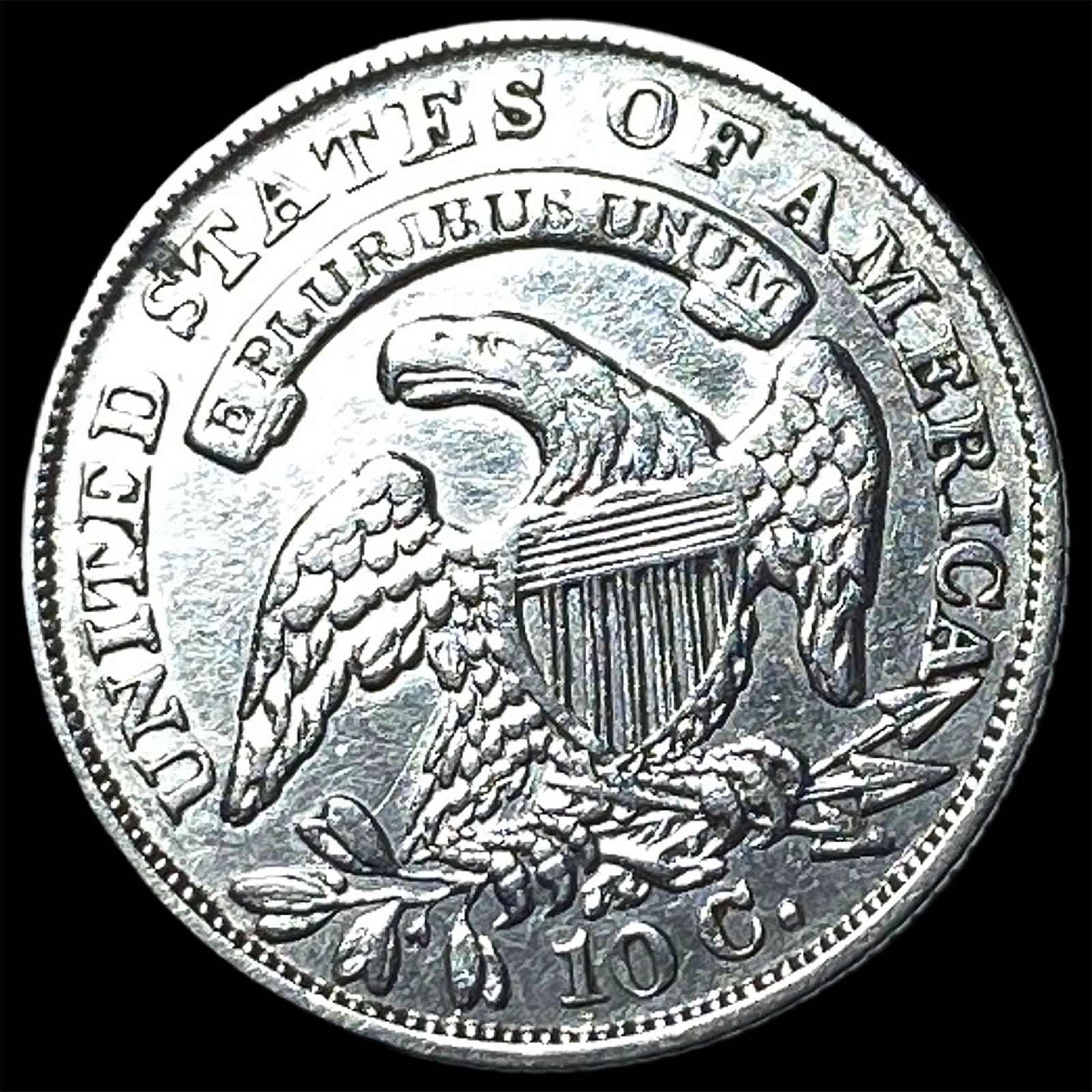 1832 Silver Capped Bust Dime CLOSELY UNCIRCULATED - 2