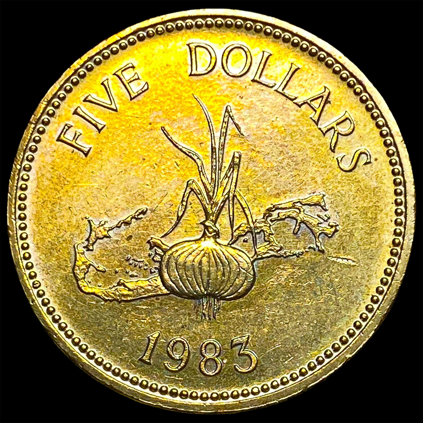 1983 Bermuda 5 Dollars - 2