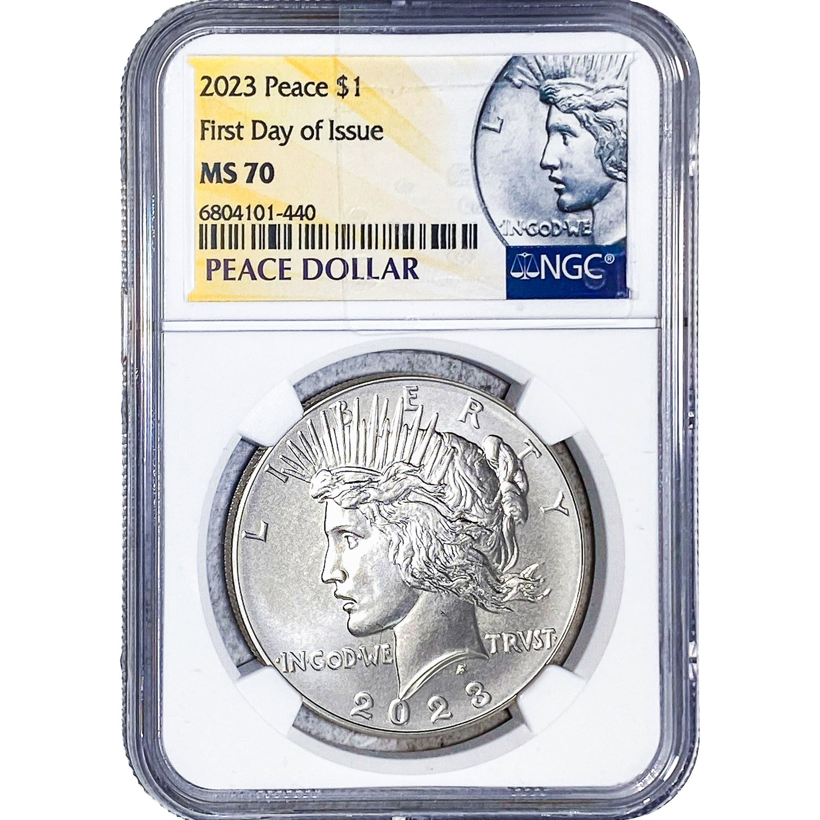 2023 Silver Peace Dollar NGC MS70: 2023 Silver Peace Dollar NGC MS70
