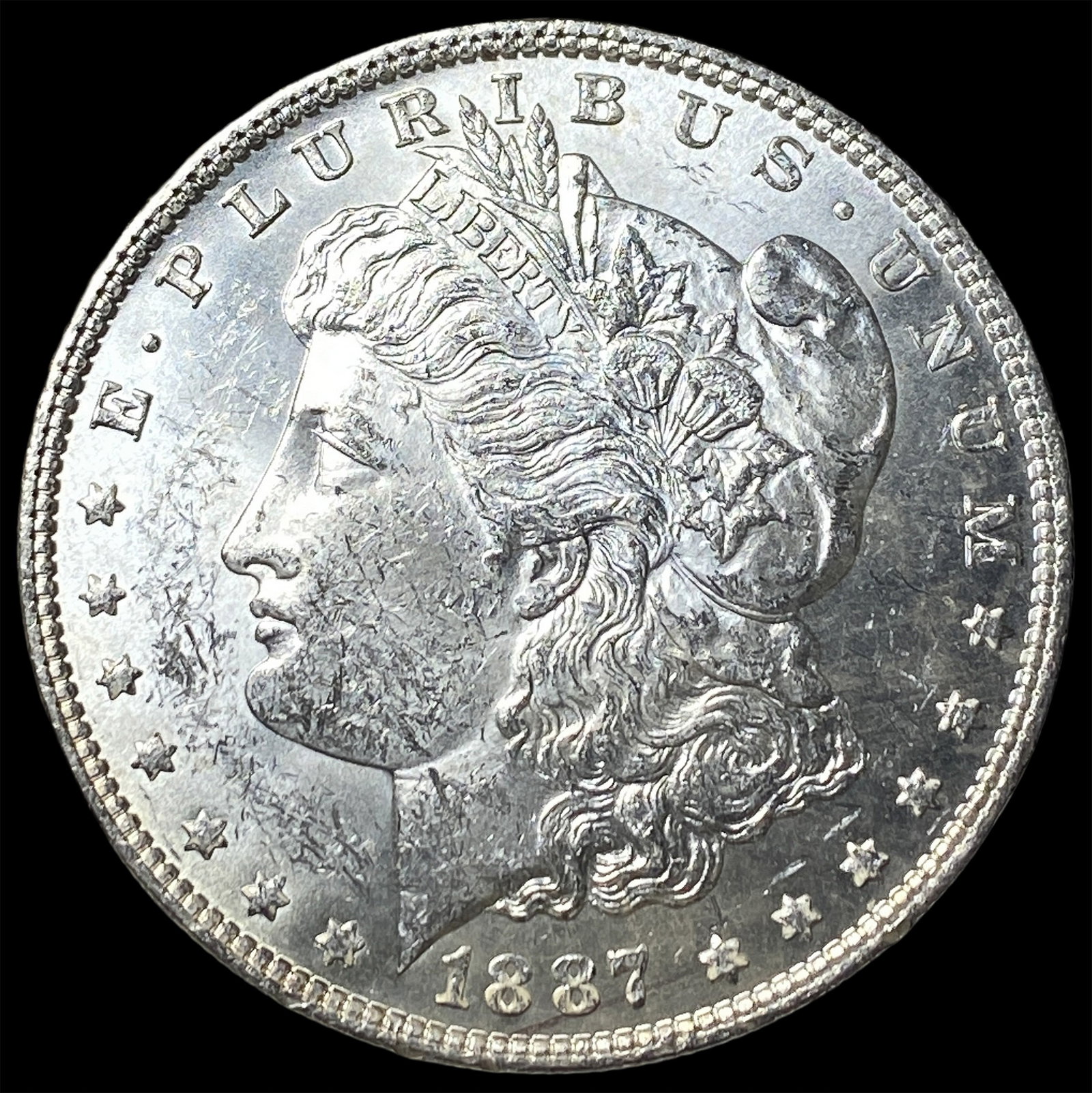 1887 Silver Morgan Dollar UNCIRCULATED: 1887 Silver Morgan Dollar UNCIRCULATED