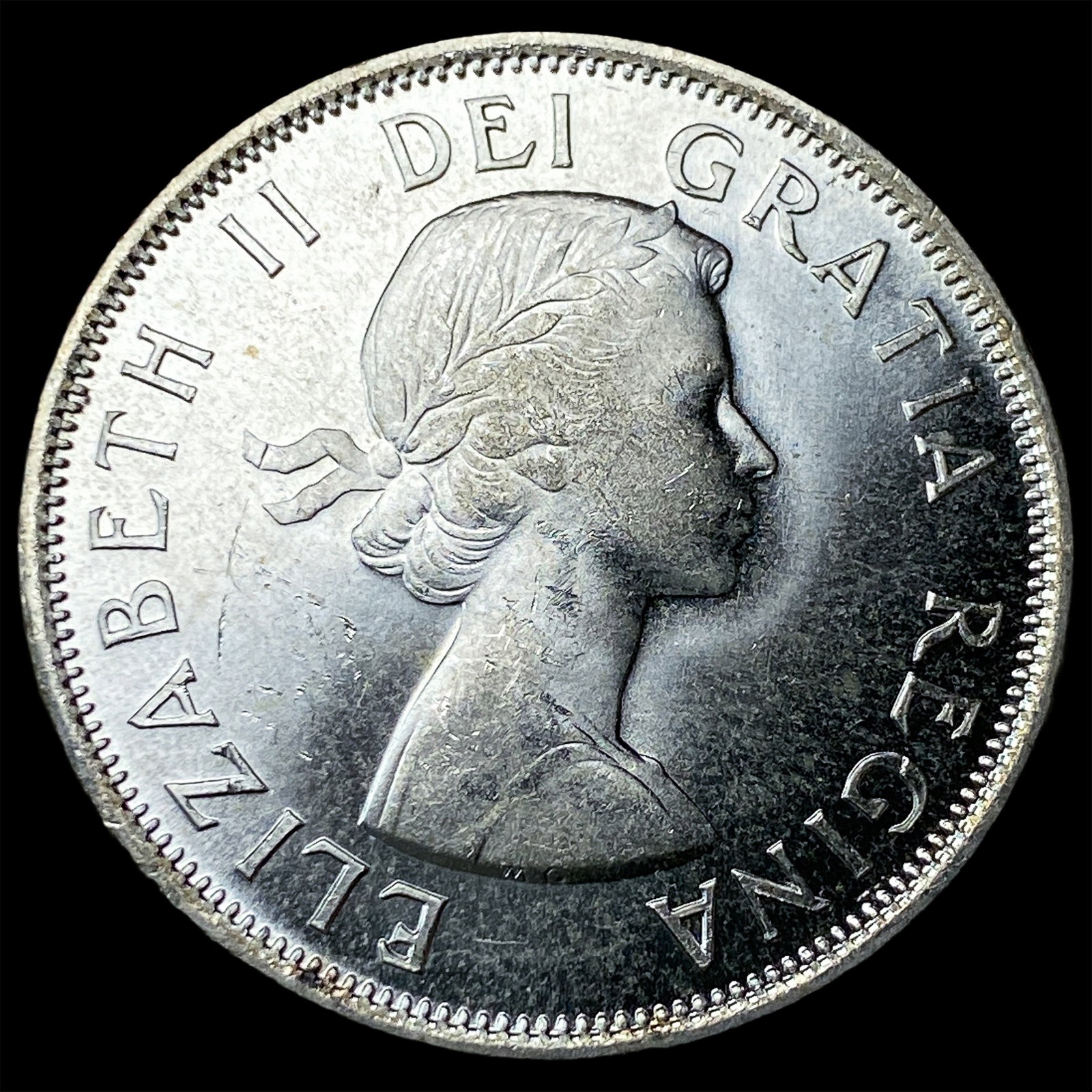 1955 Canada Silver 50 Cents: 1955 Canada Silver 50 Cents