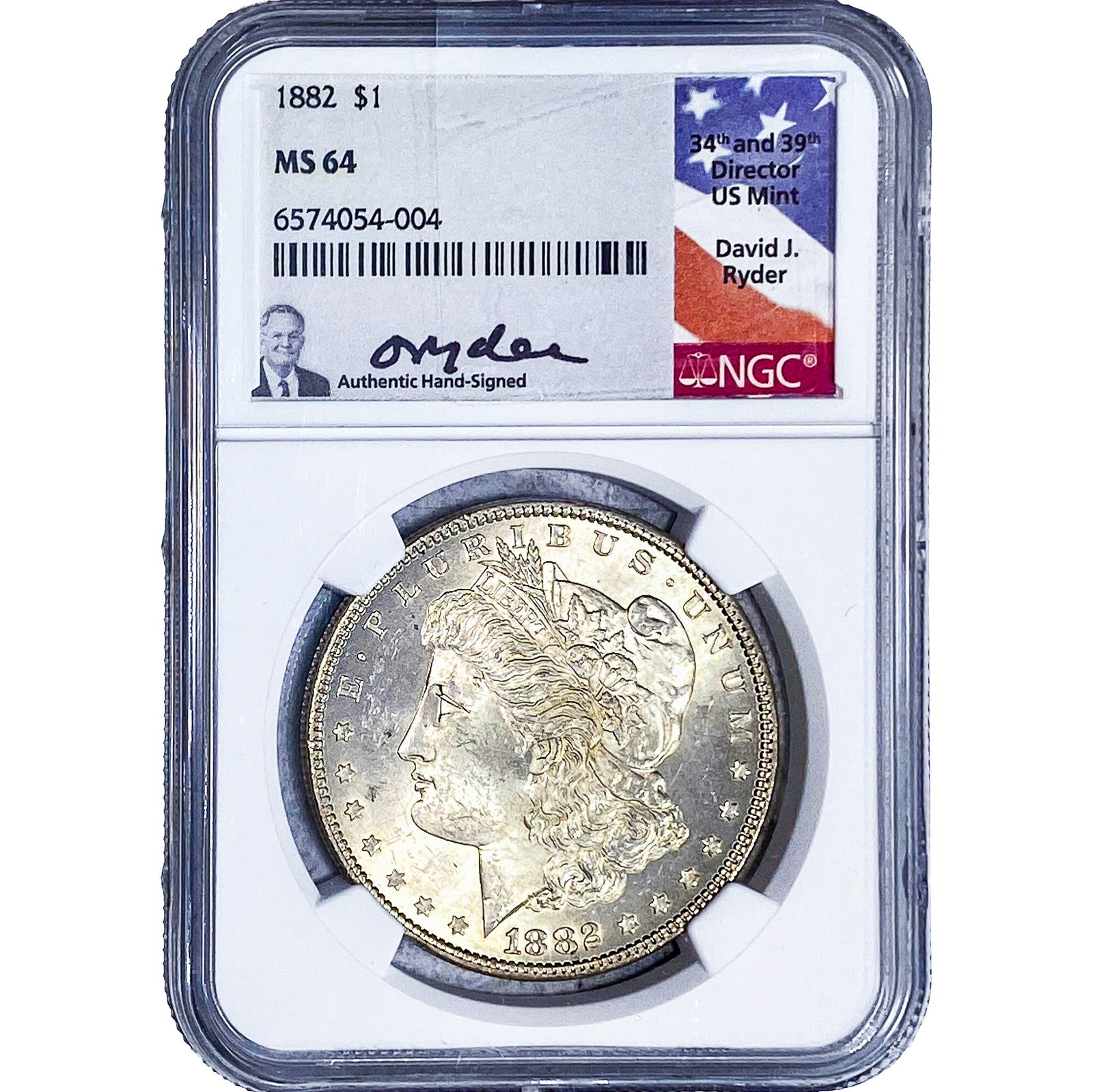 1882 Morgan Silver Dollar NGC MS64 (1 of 2)