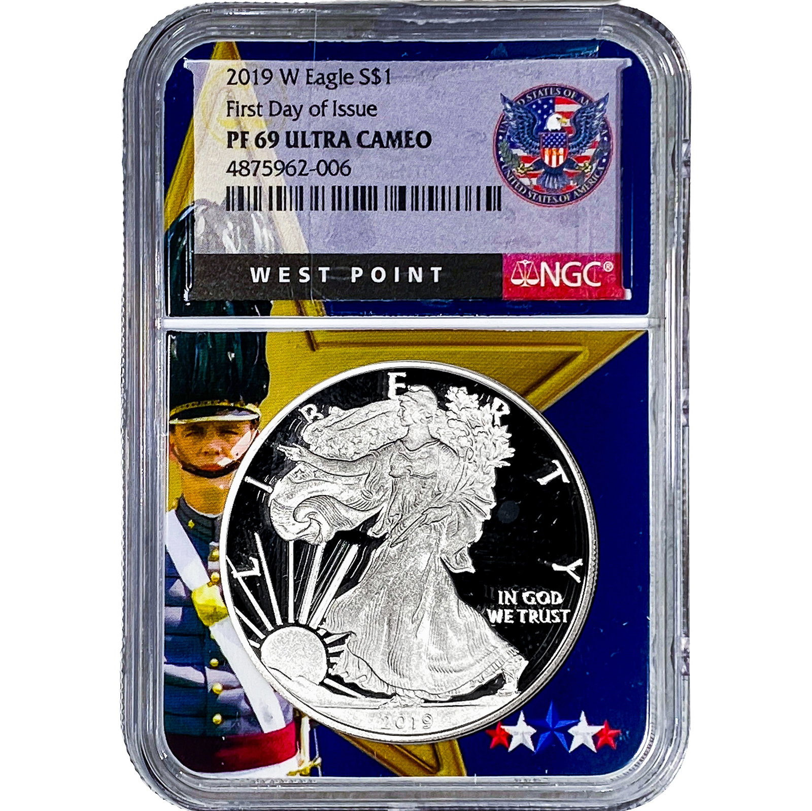 2019-W Silver Eagle NGC PF69 Ultra Cameo: 2019-W Silver Eagle NGC PF69 Ultra Cameo