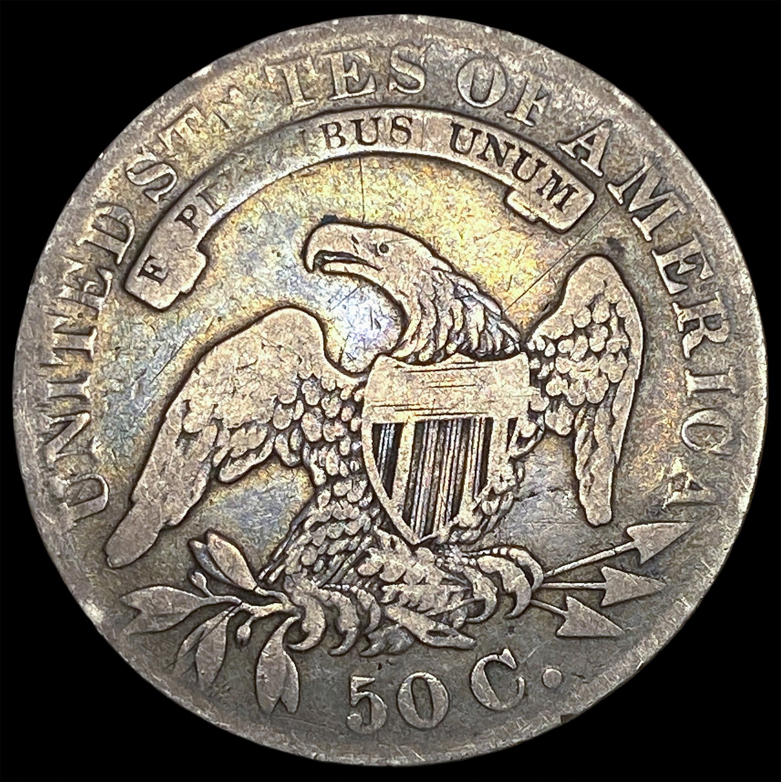 1832 Capped Bust Half Dollar LIGHTLY CIRCULATED - 2