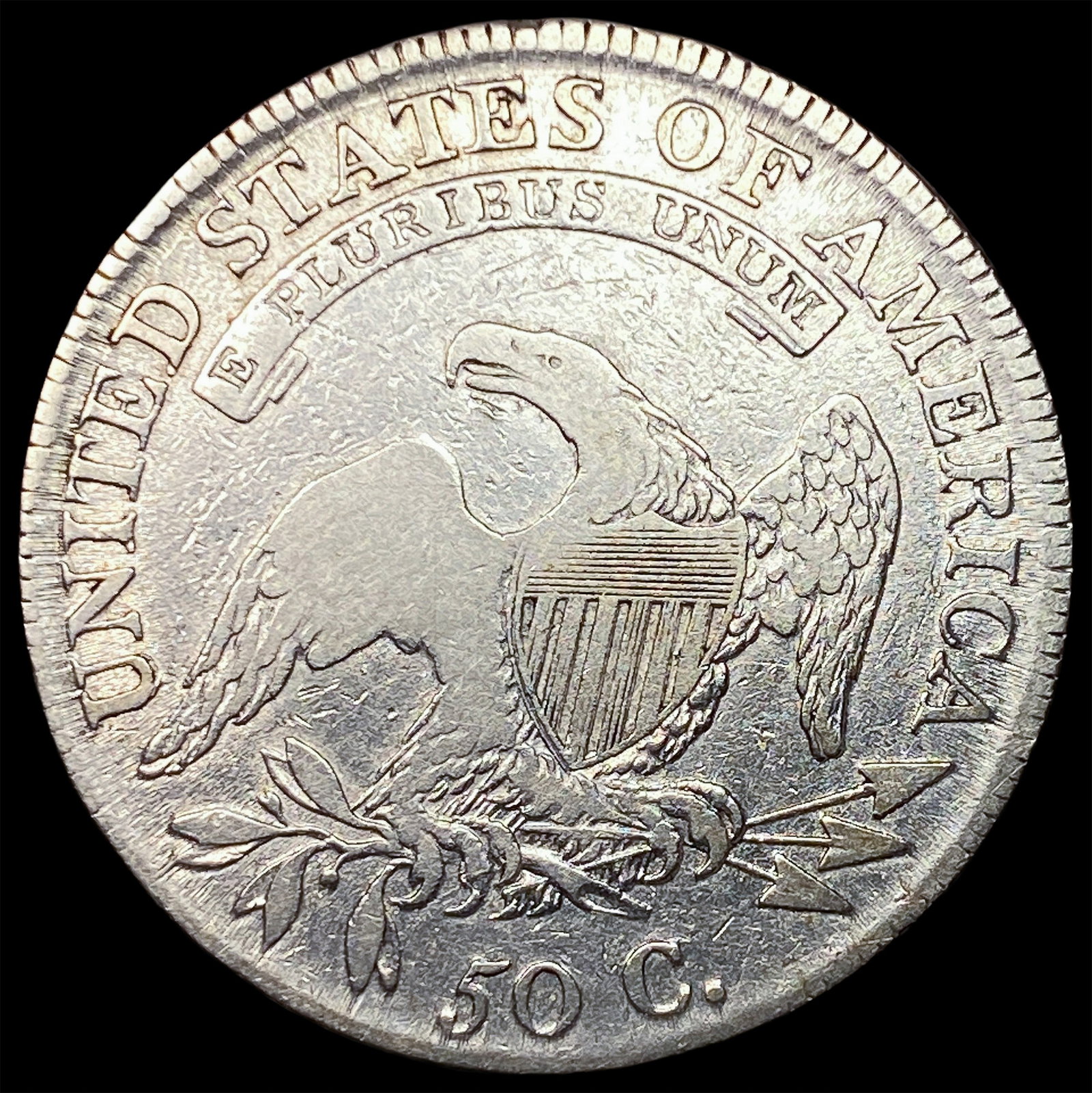 1809 Capped Bust Half Dollar LIGHTLY CIRCULATED - 2