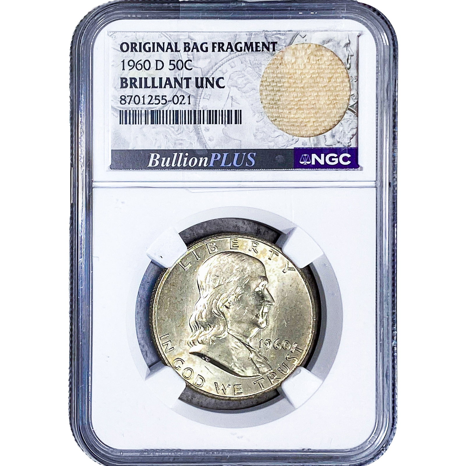 1960-D Franklin Half Dollar NGC BU (1 of 2)