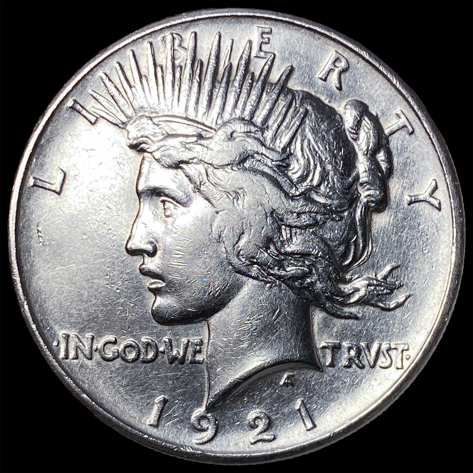 1921 Silver Peace Dollar CLOSELY UNCIRCULATED: 1921 Silver Peace Dollar CLOSELY UNCIRCULATED