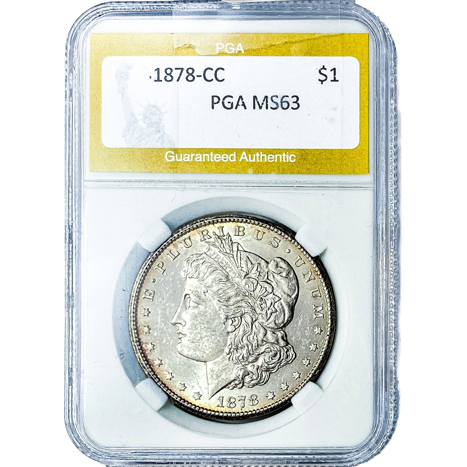 1878-CC Morgan Silver Dollar PGA MS63 (1 of 2)