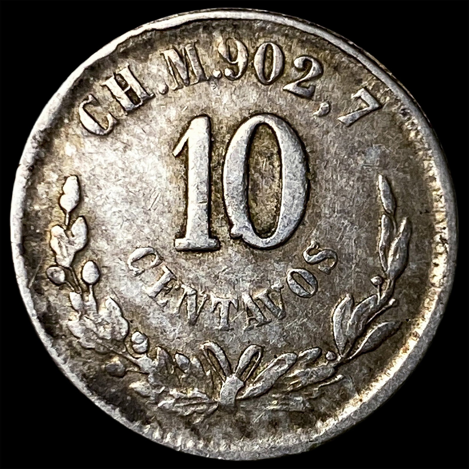 1874 Mexico Silver 10 Centavos (1 of 2)