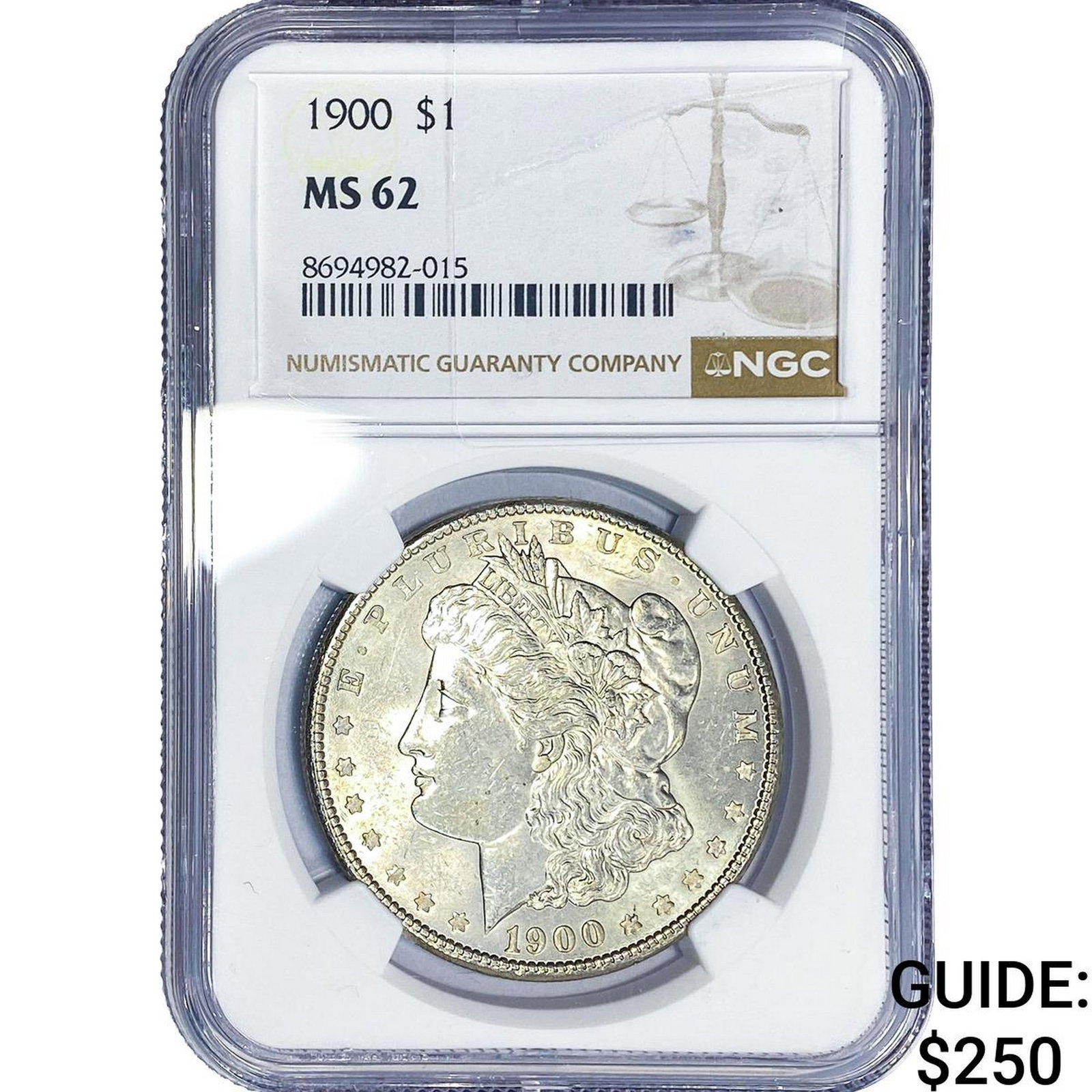 1900 Morgan Silver Dollar NGC MS62 (1 of 2)
