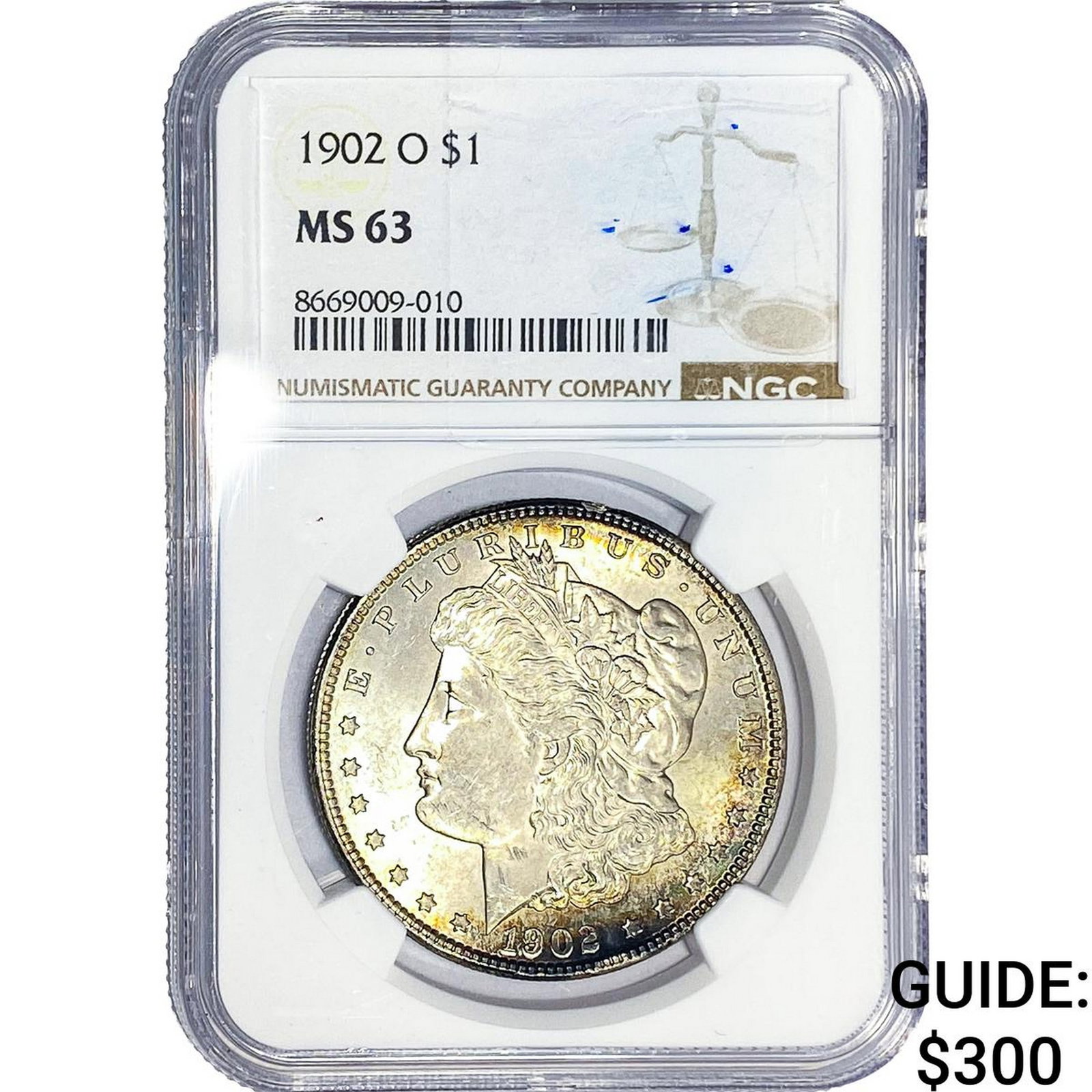 1902-O Morgan Silver Dollar NGC MS63 (1 of 2)