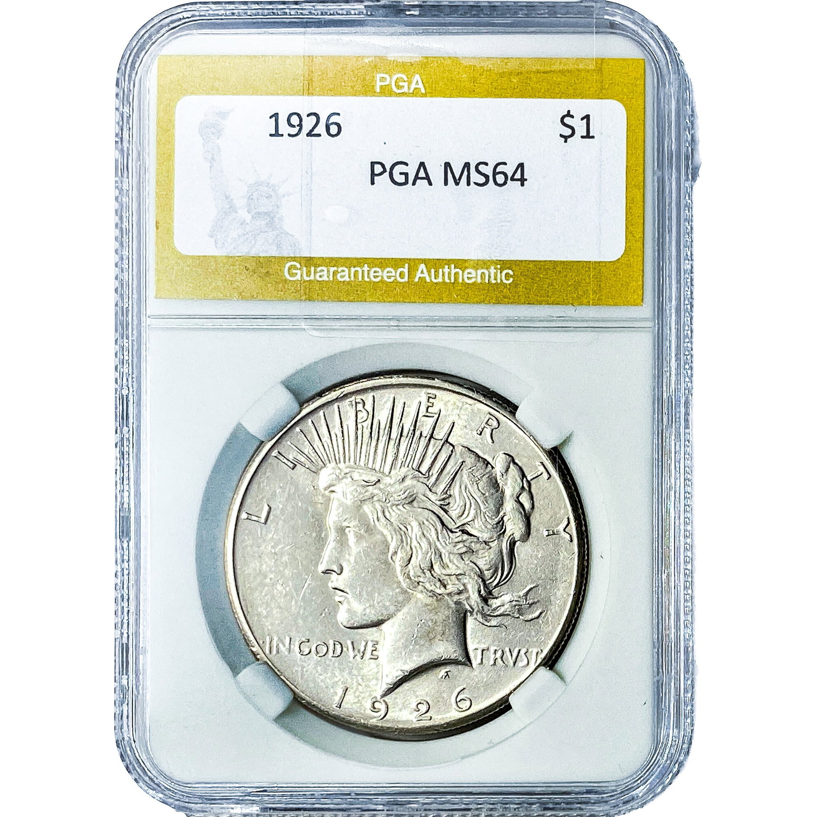 1926 Silver Peace Dollar PGA MS64 (1 of 2)