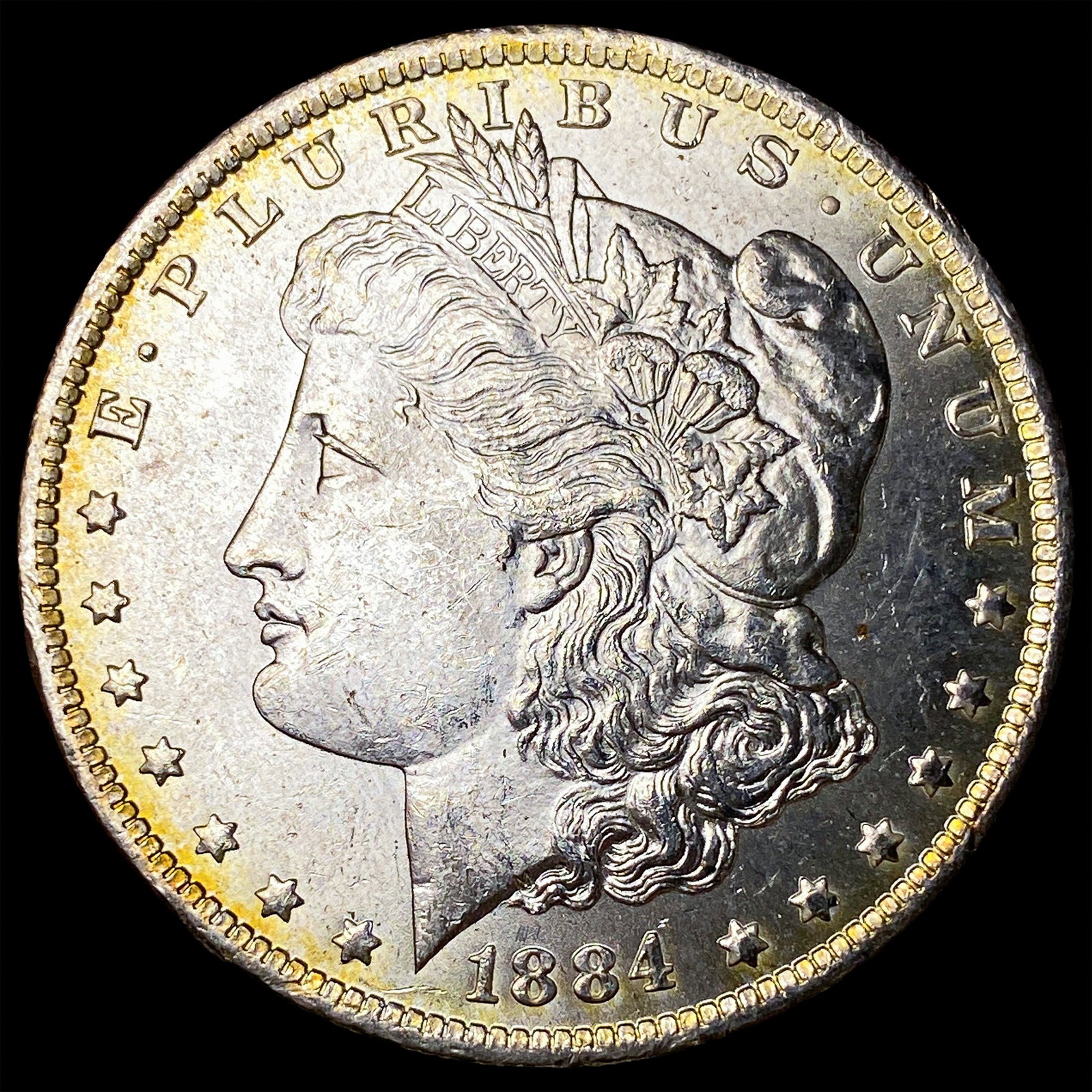 1884-O Silver Morgan Dollar GEM BU: 1884-O Silver Morgan Dollar GEM BU