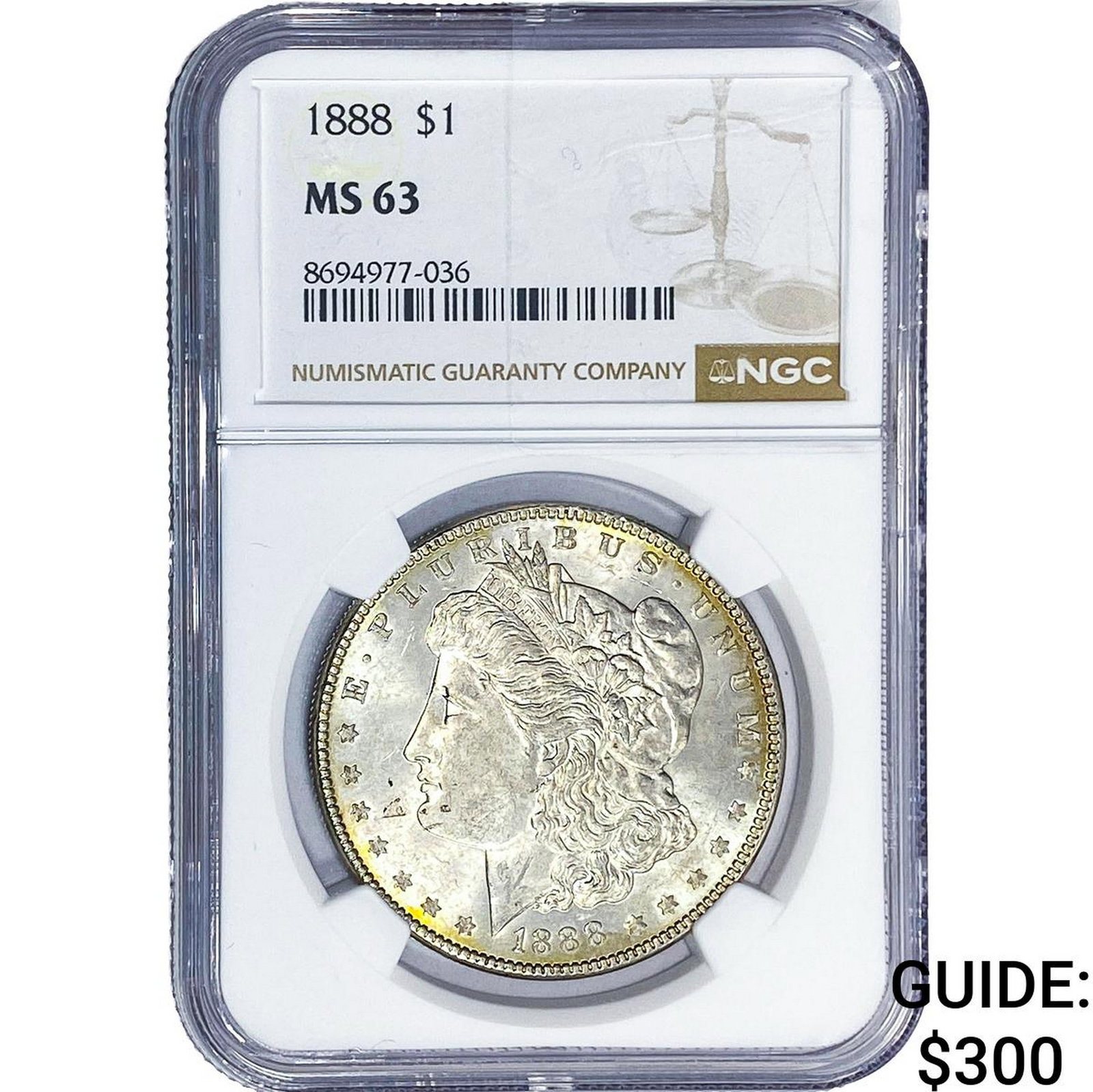 1888 Morgan Silver Dollar NGC MS63 (1 of 2)