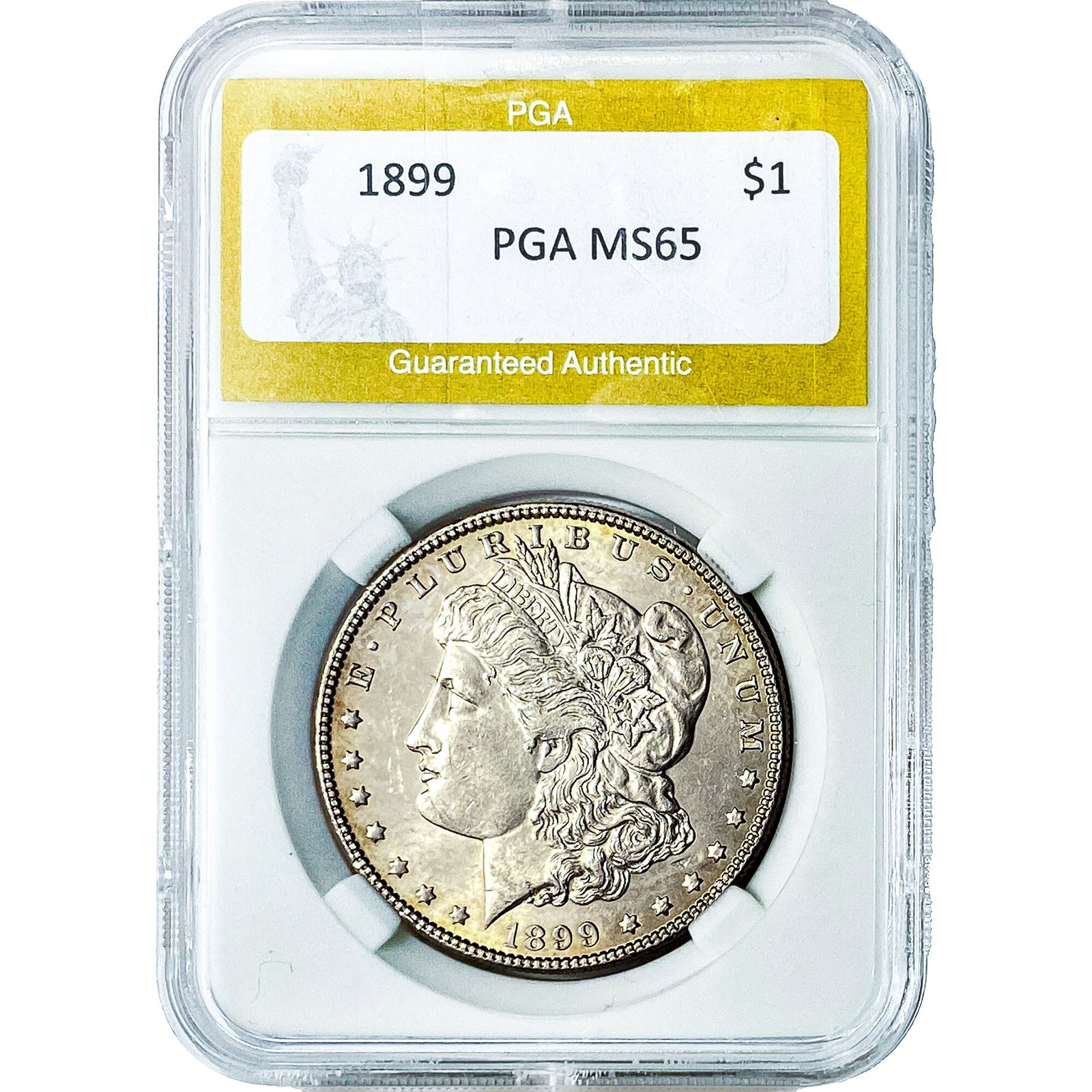 1899 Morgan Silver Dollar PGA MS65: 1899 Morgan Silver Dollar PGA MS65