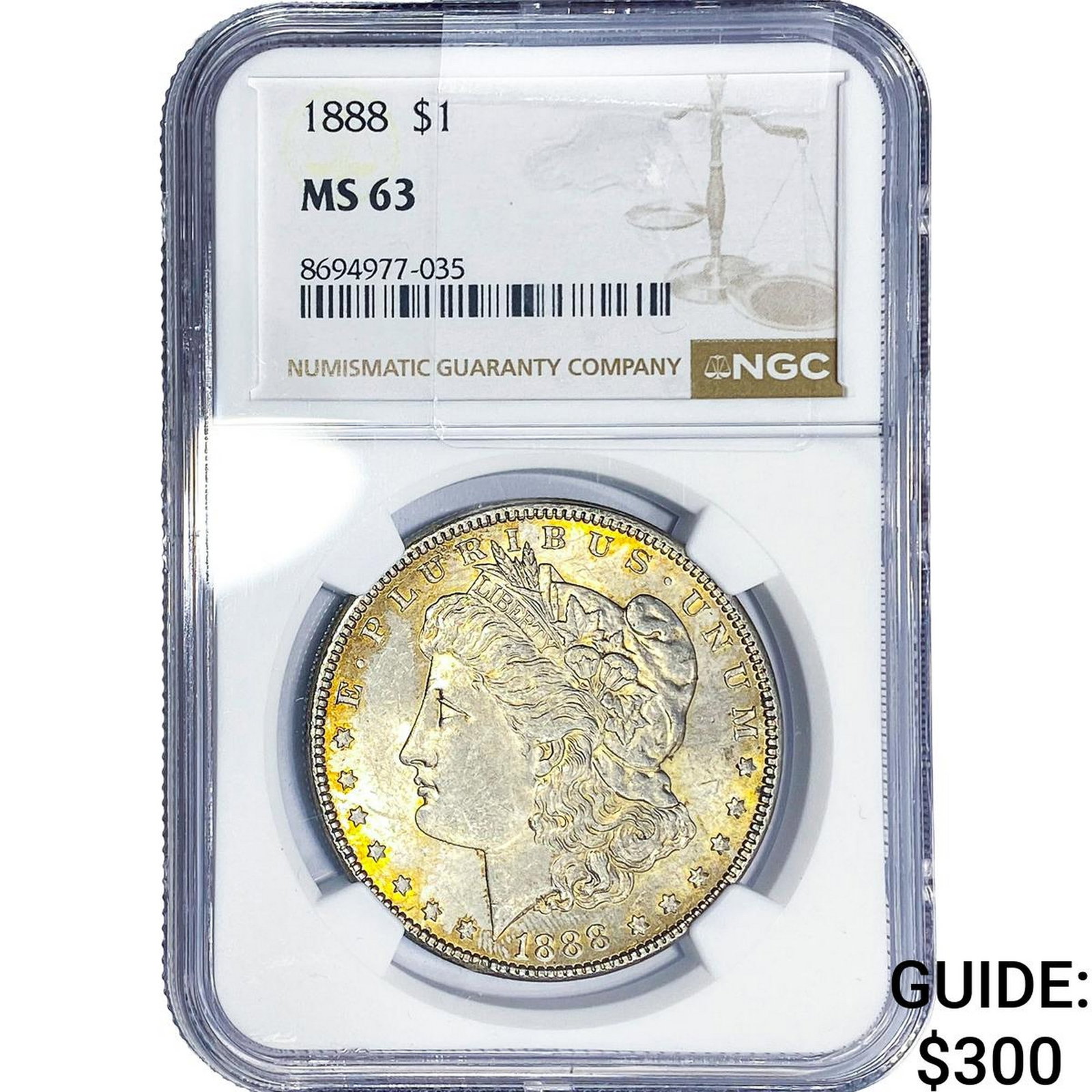 1888 Morgan Silver Dollar NGC MS63 (1 of 2)