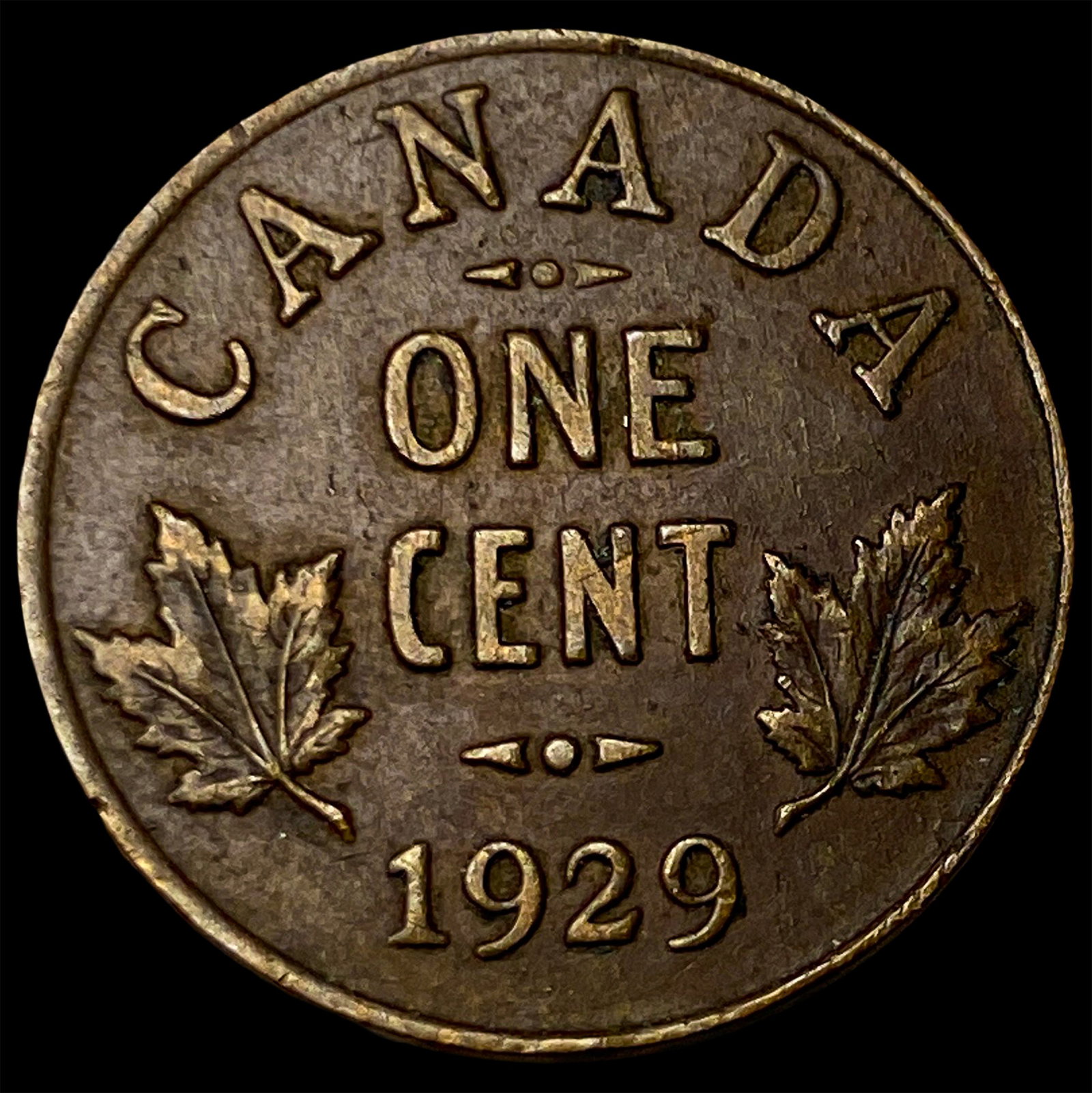 1929 Canada Bronze 1 Cent - 2