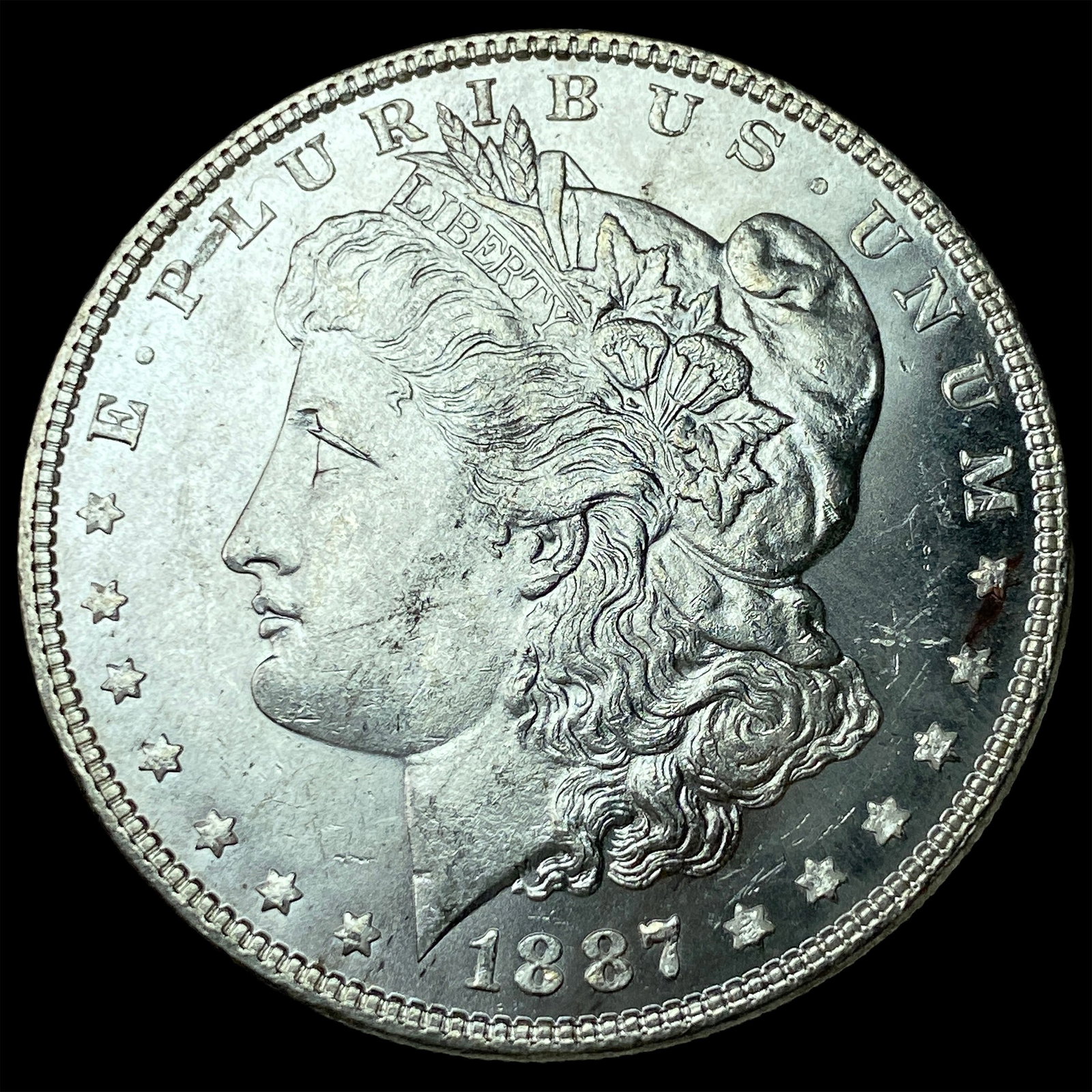 1887 Morgan Silver Dollar CHOICE BU (1 of 2)