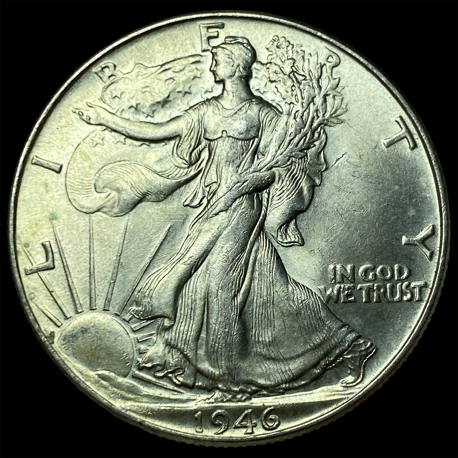 1946 Walking Liberty Half Dollar UNCIRCULATED: 1946 Walking Liberty Half Dollar UNCIRCULATED